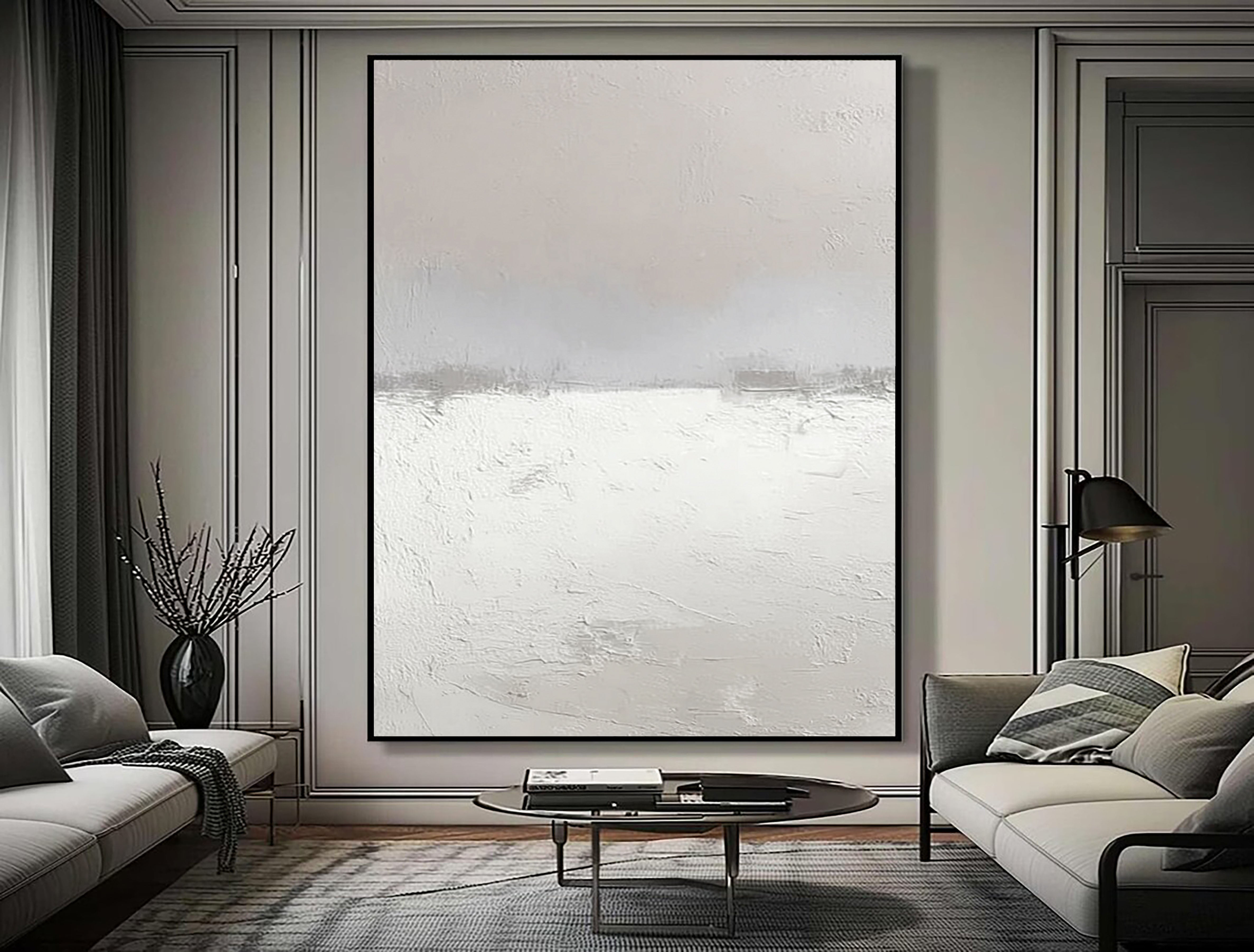 Textured Winter Landscape | White Snow
