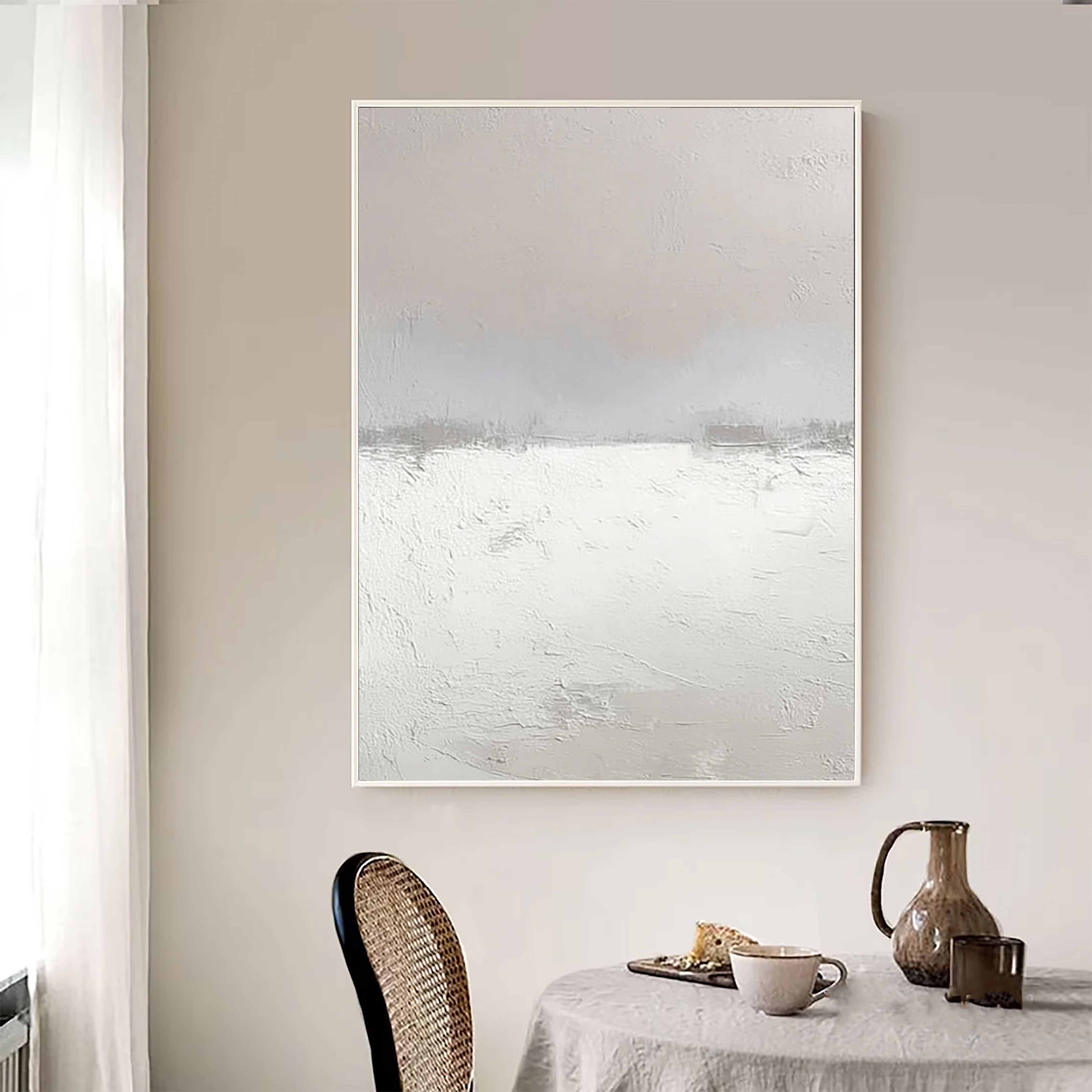 Textured Winter Landscape | White Snow