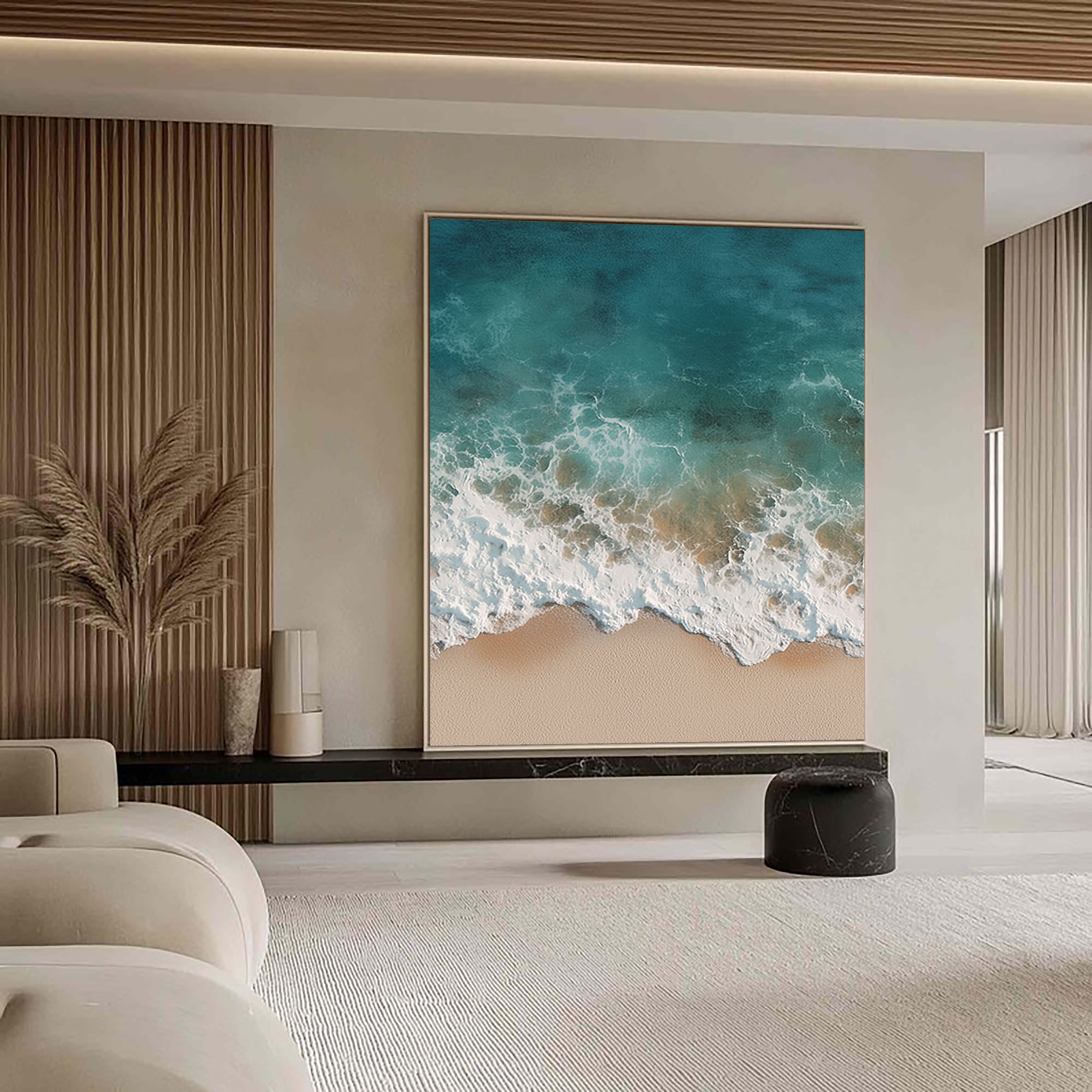 Textured Ocean Tides | Sand Foam
