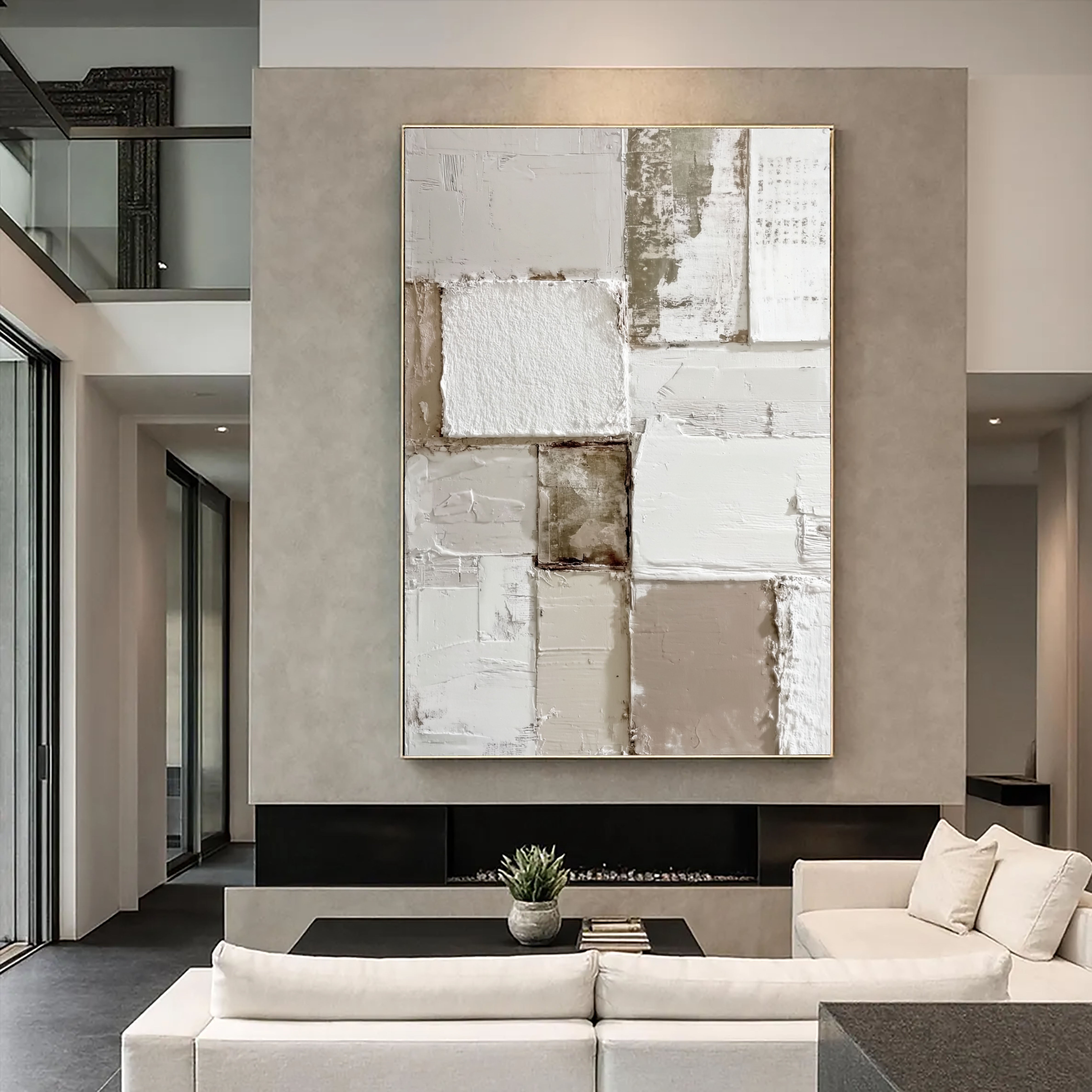Textured Layered Panels | Neutral Tones