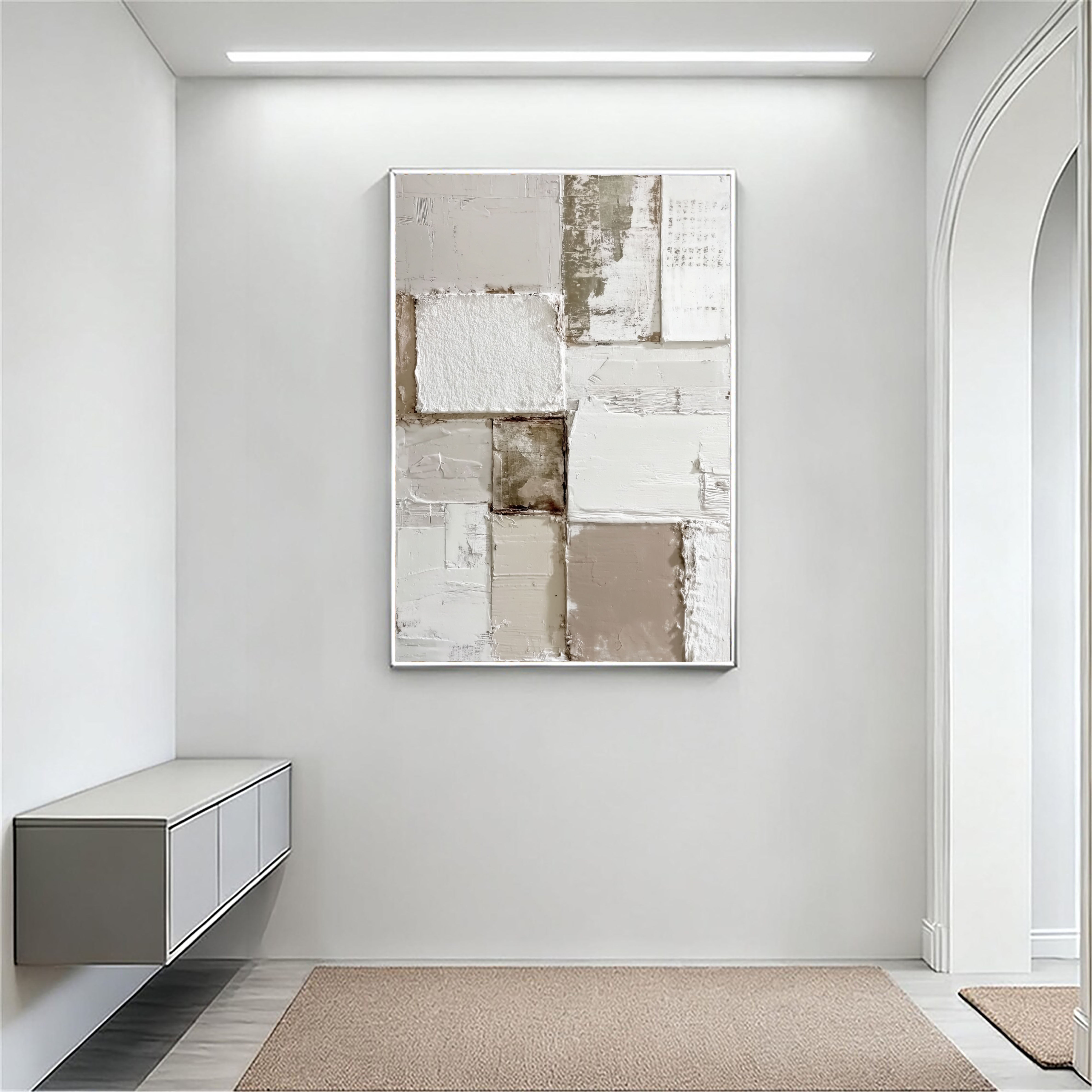 Textured Layered Panels | Neutral Tones