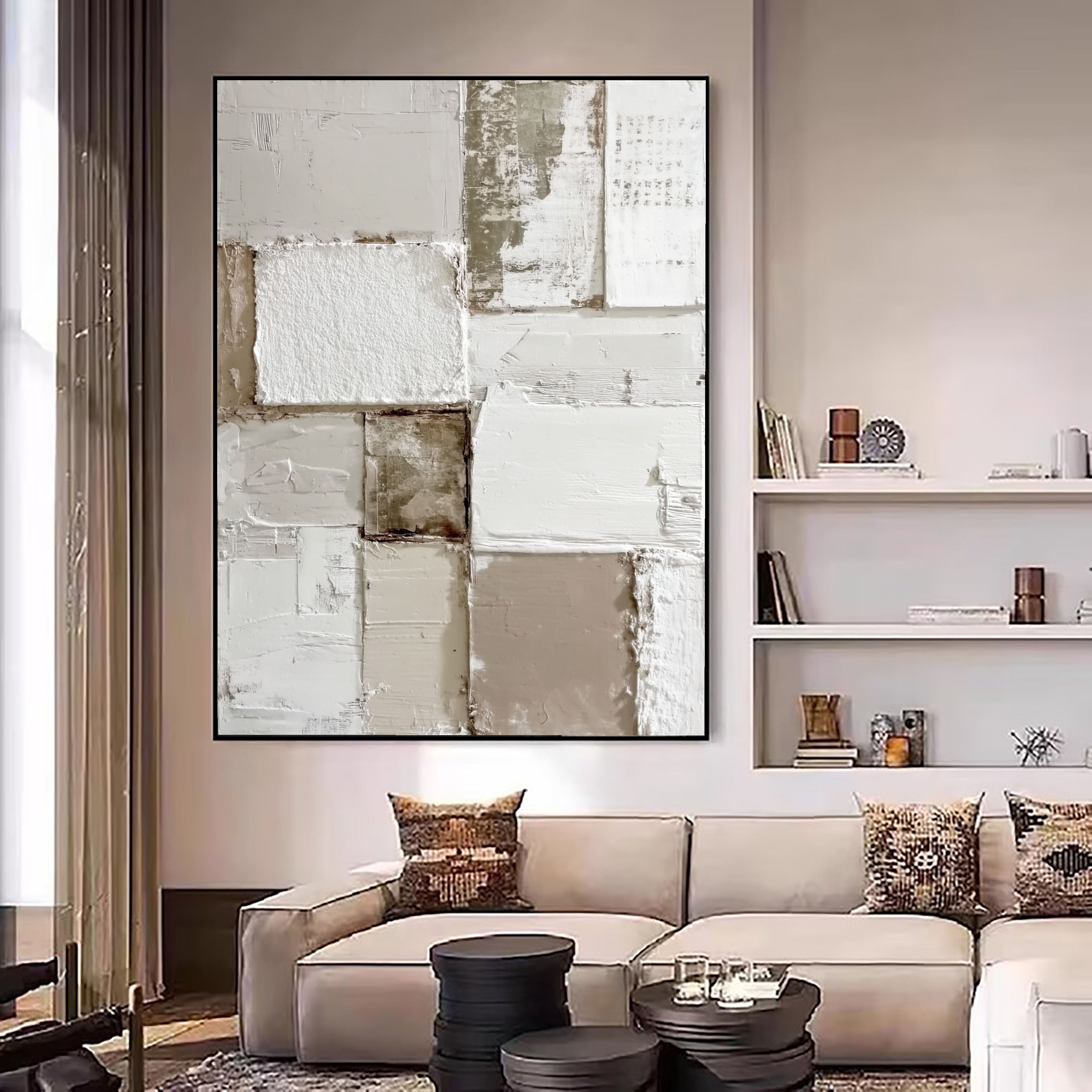 Textured Layered Panels | Neutral Tones