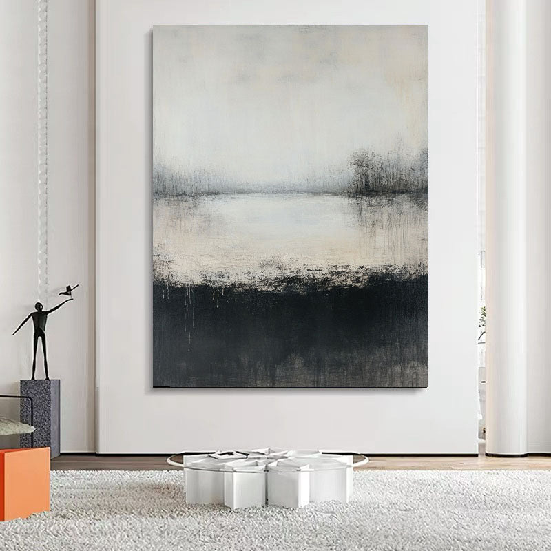 Hazy Monochrome Serenity | Misty Waters