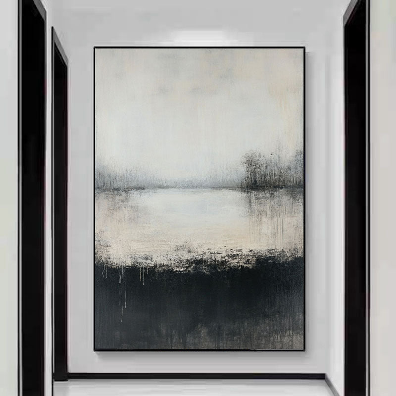 Hazy Monochrome Serenity | Misty Waters