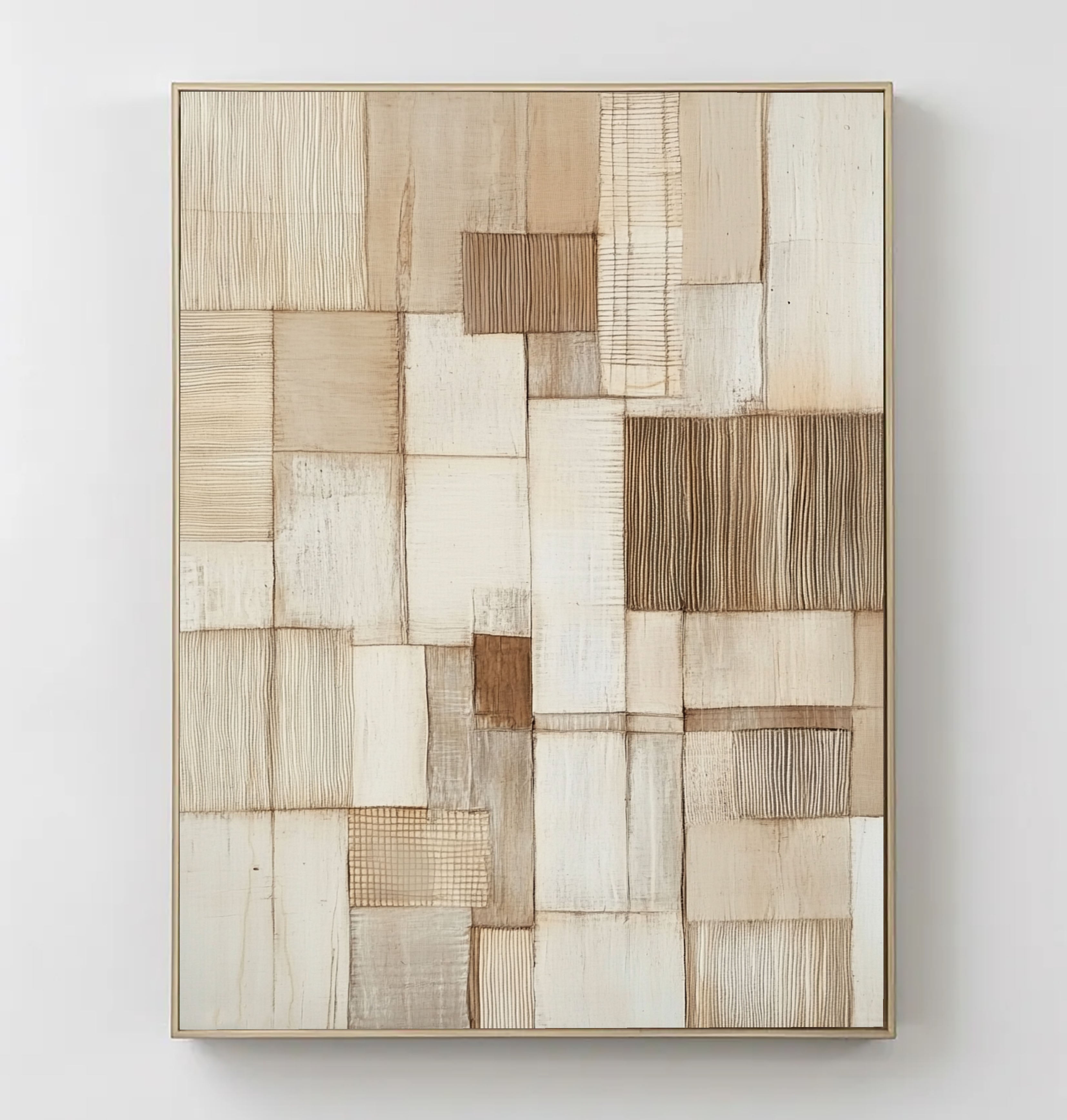 Textured Neutral Tapestry | Earthy Hues