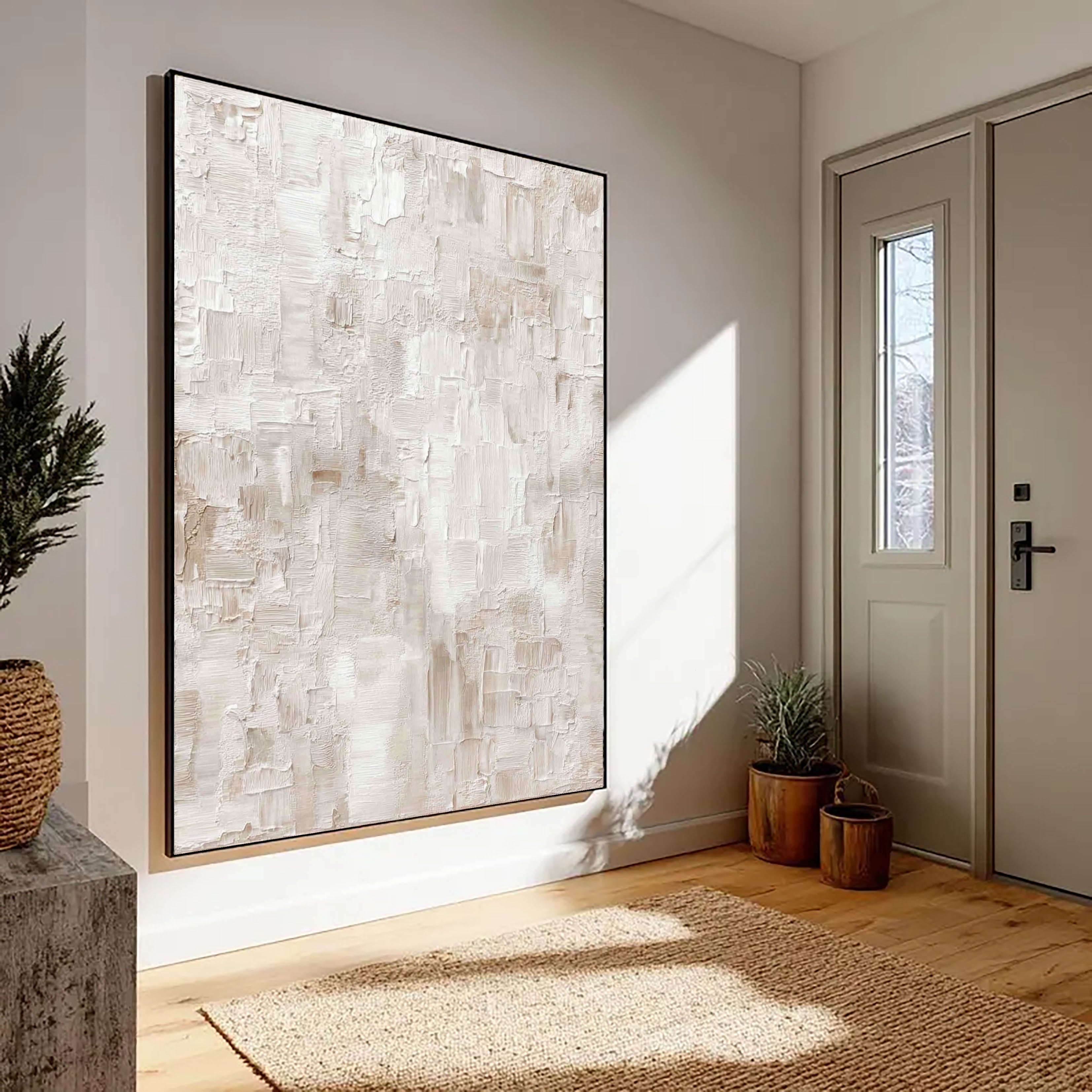 Textured Plastered Hues | Ivory Drift