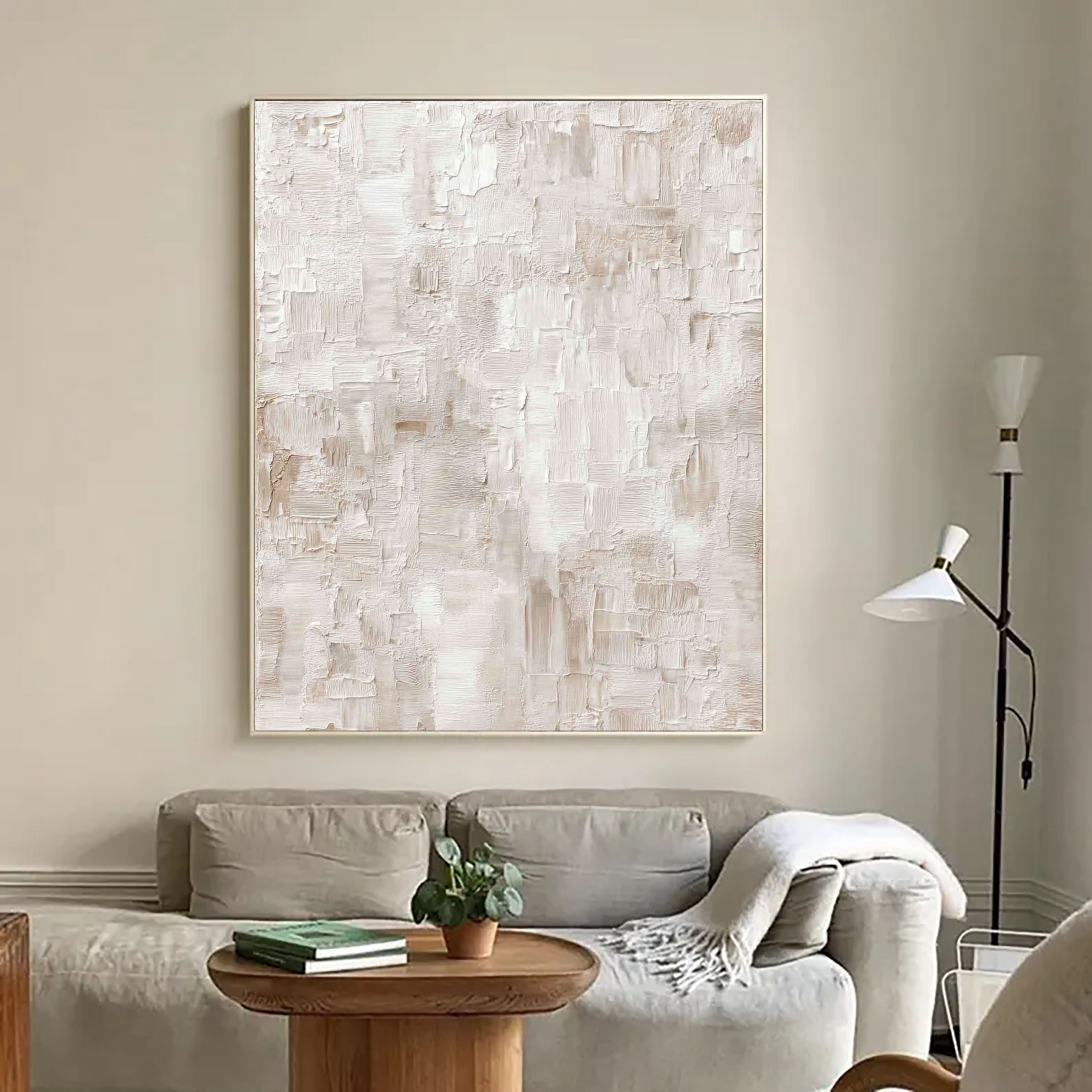 Textured Plastered Hues | Ivory Drift