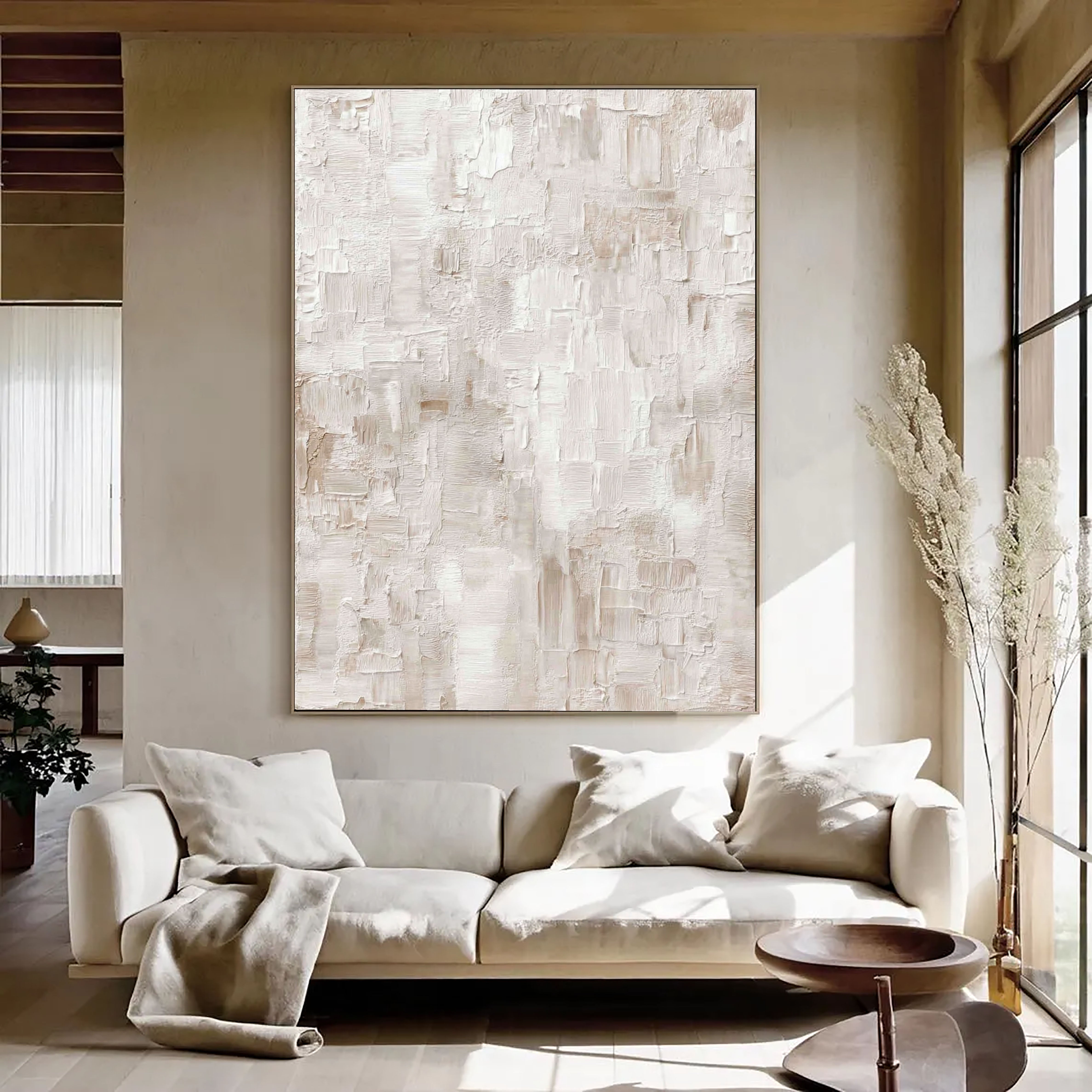 Textured Plastered Hues | Ivory Drift