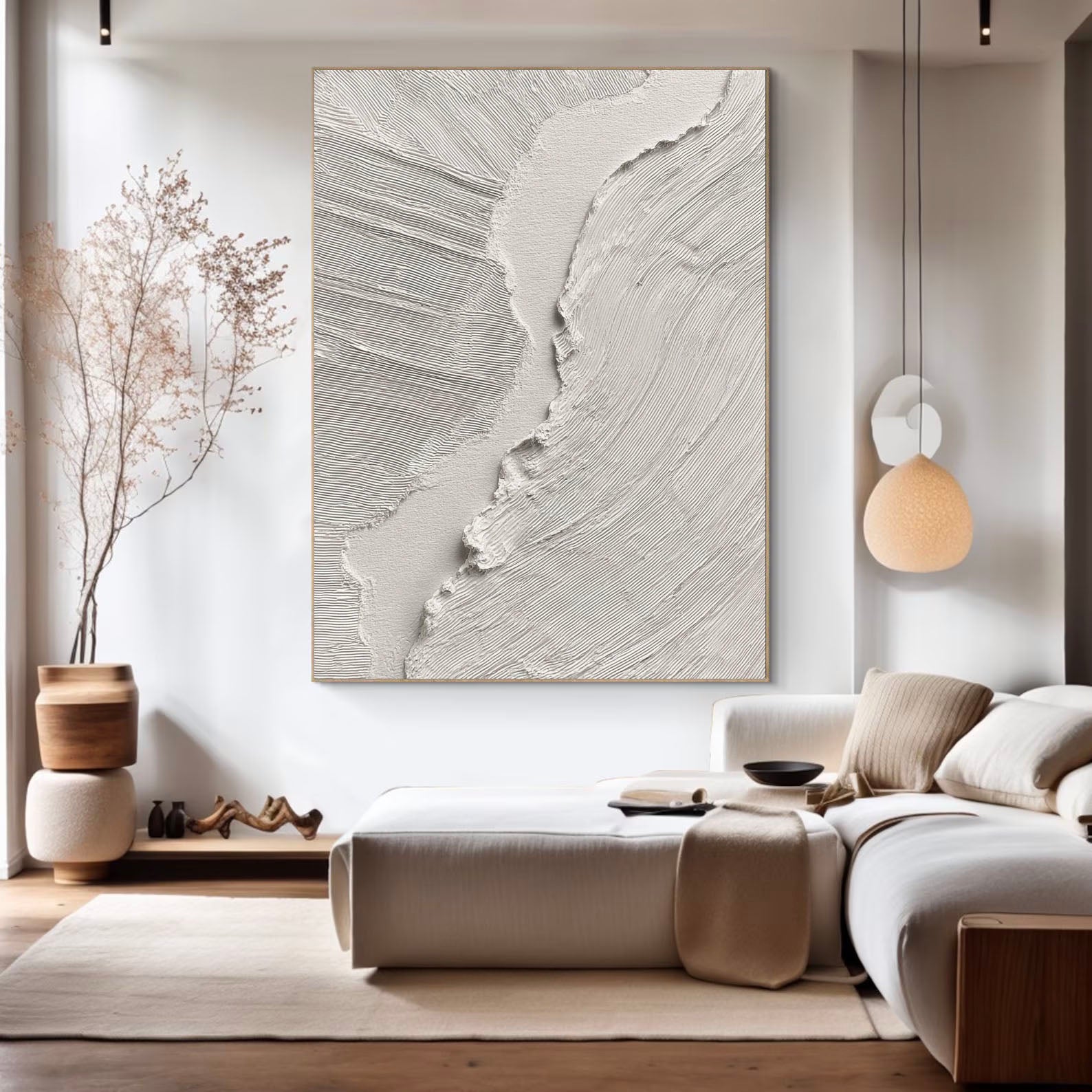 Textured Linear Fractures | Ivory Tones