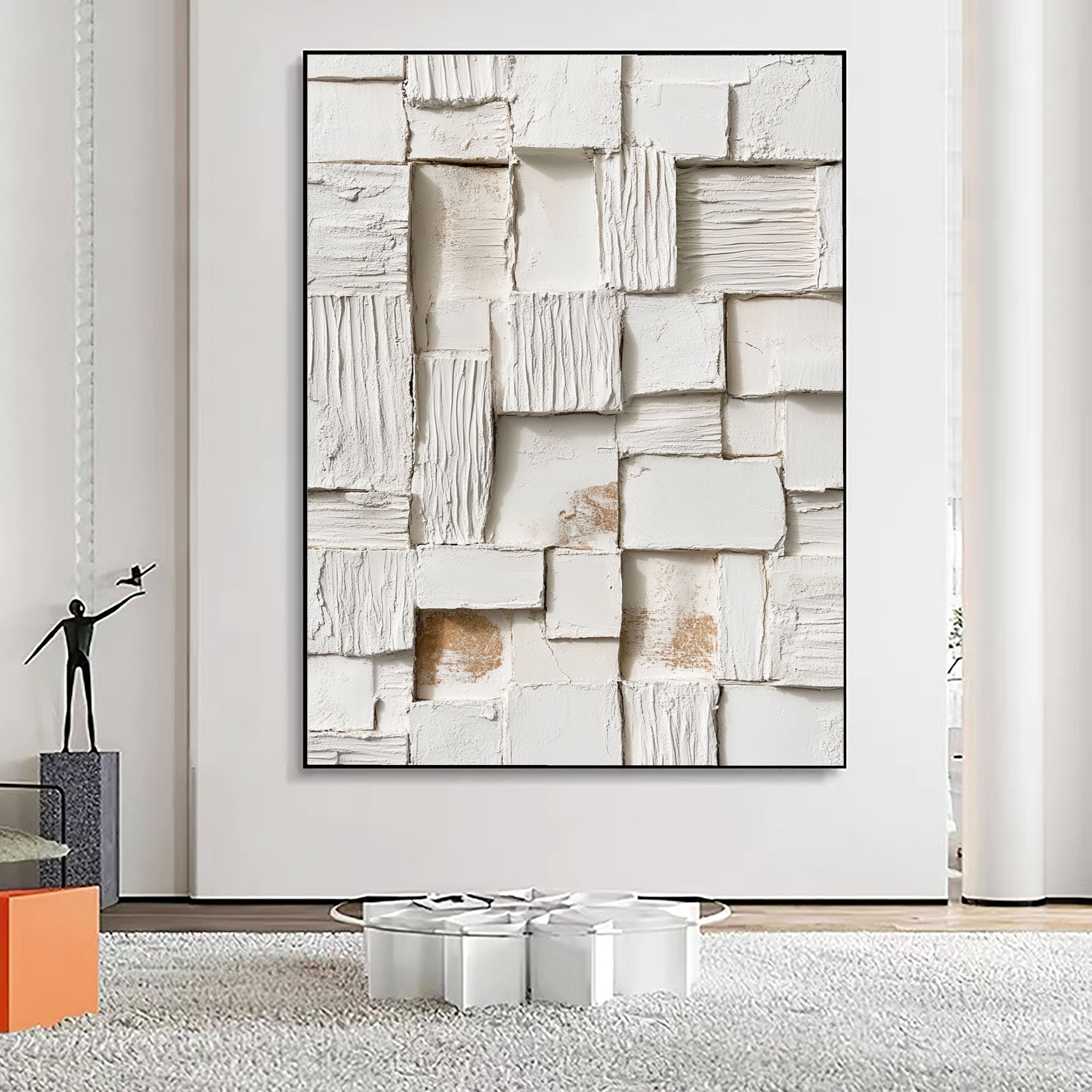 Textured Alabaster Assemblage | Ivory Patinas