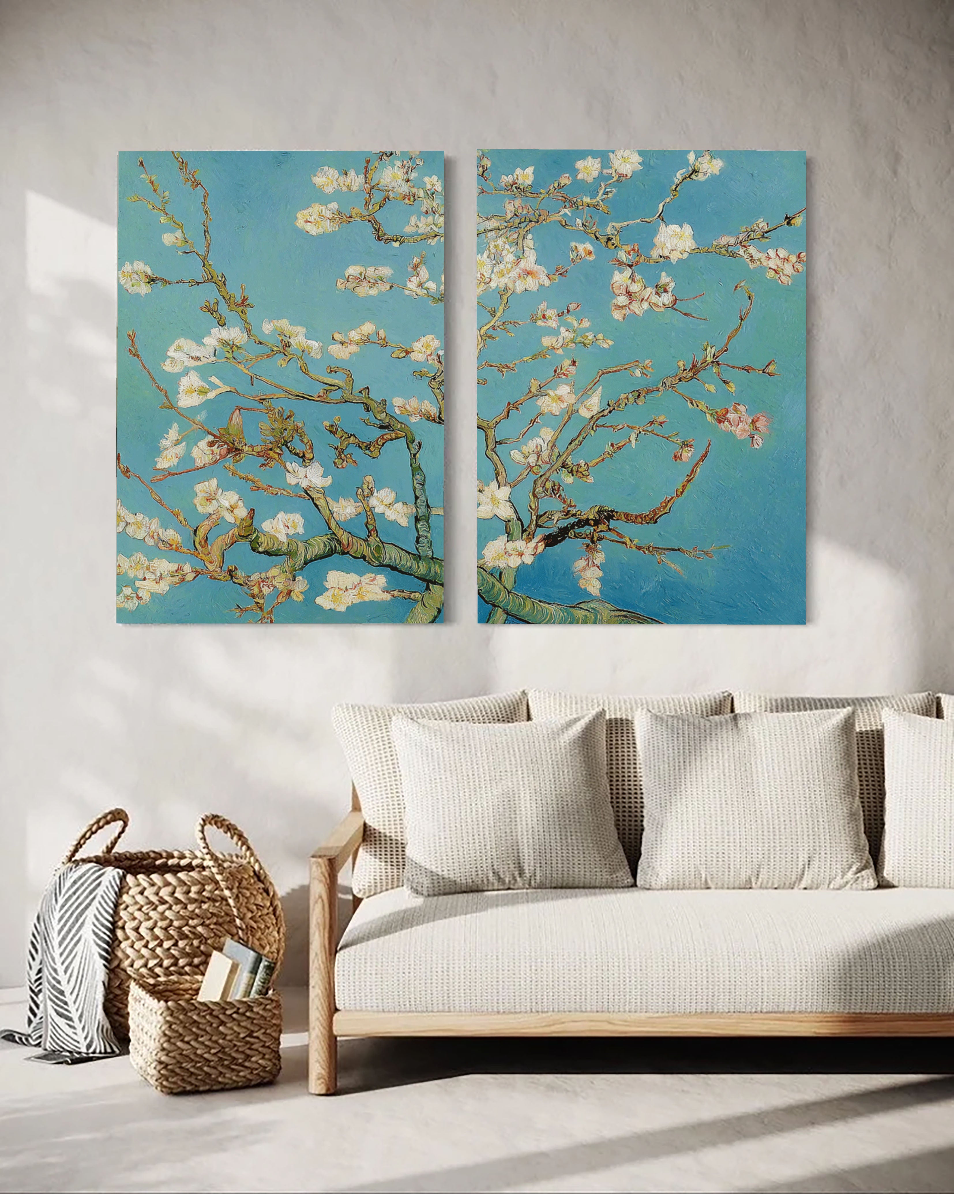 Iconic Floral Blossoms | Almond Blue