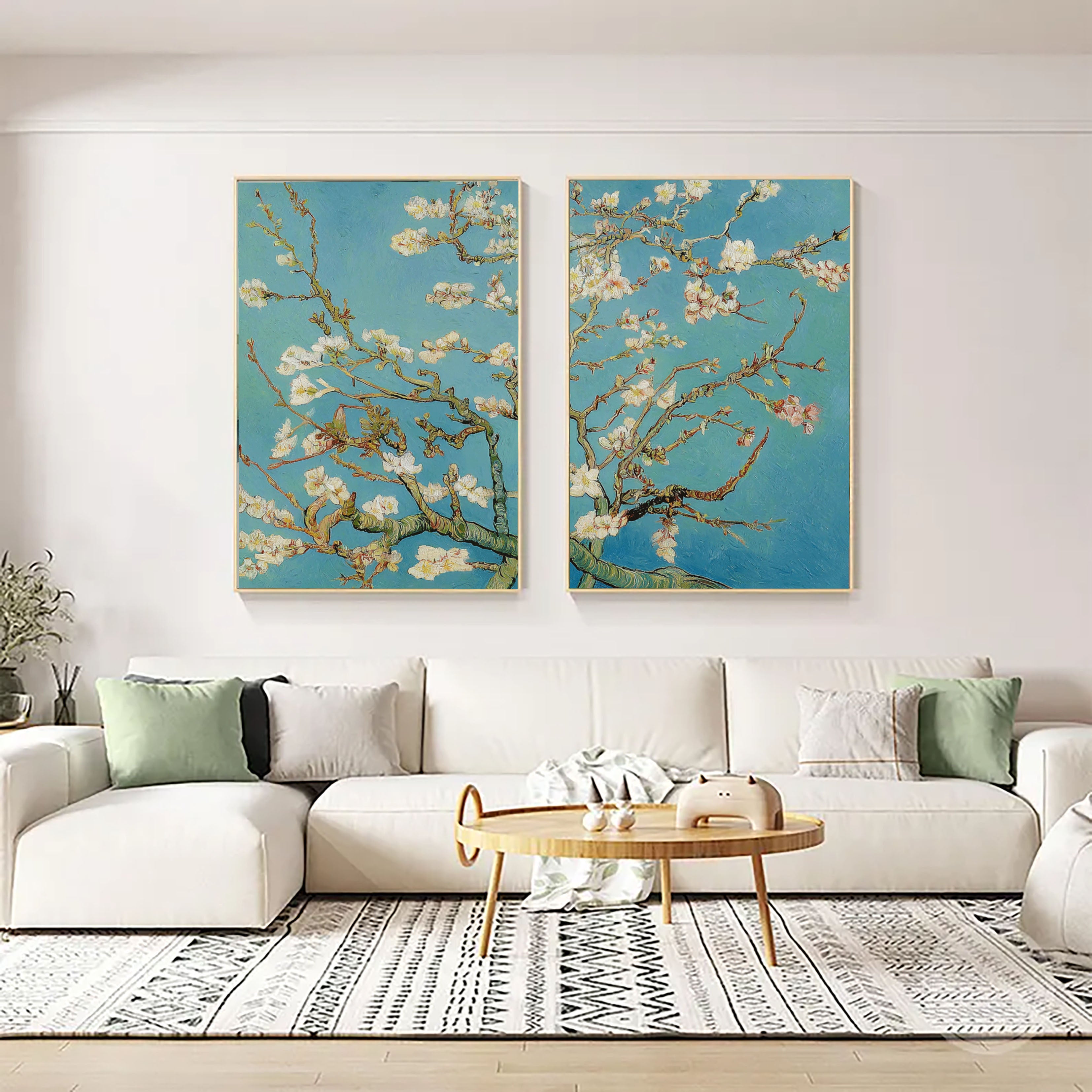 Iconic Floral Blossoms | Almond Blue