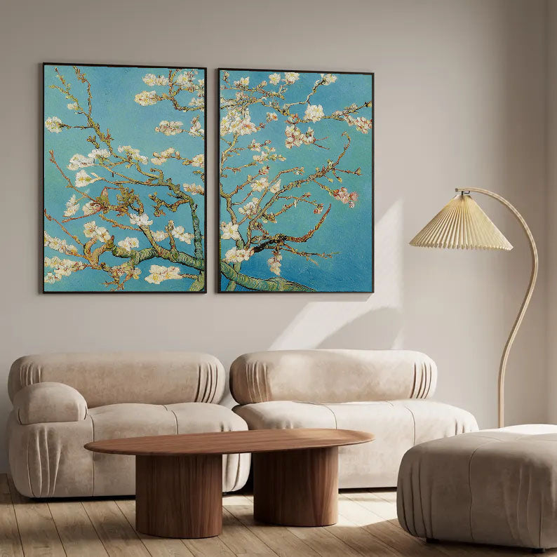 Iconic Floral Blossoms | Almond Blue