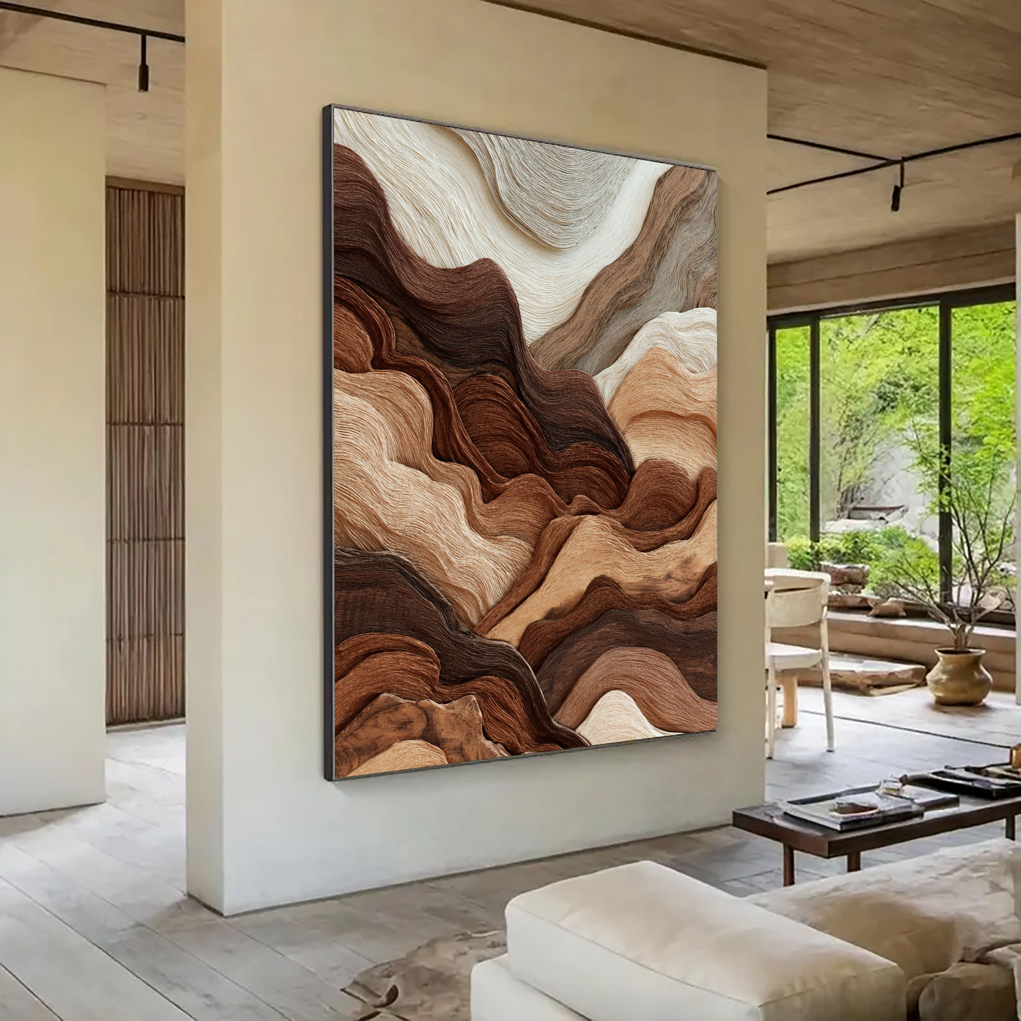 Undulating Timber Veins | Earthen Tapestry