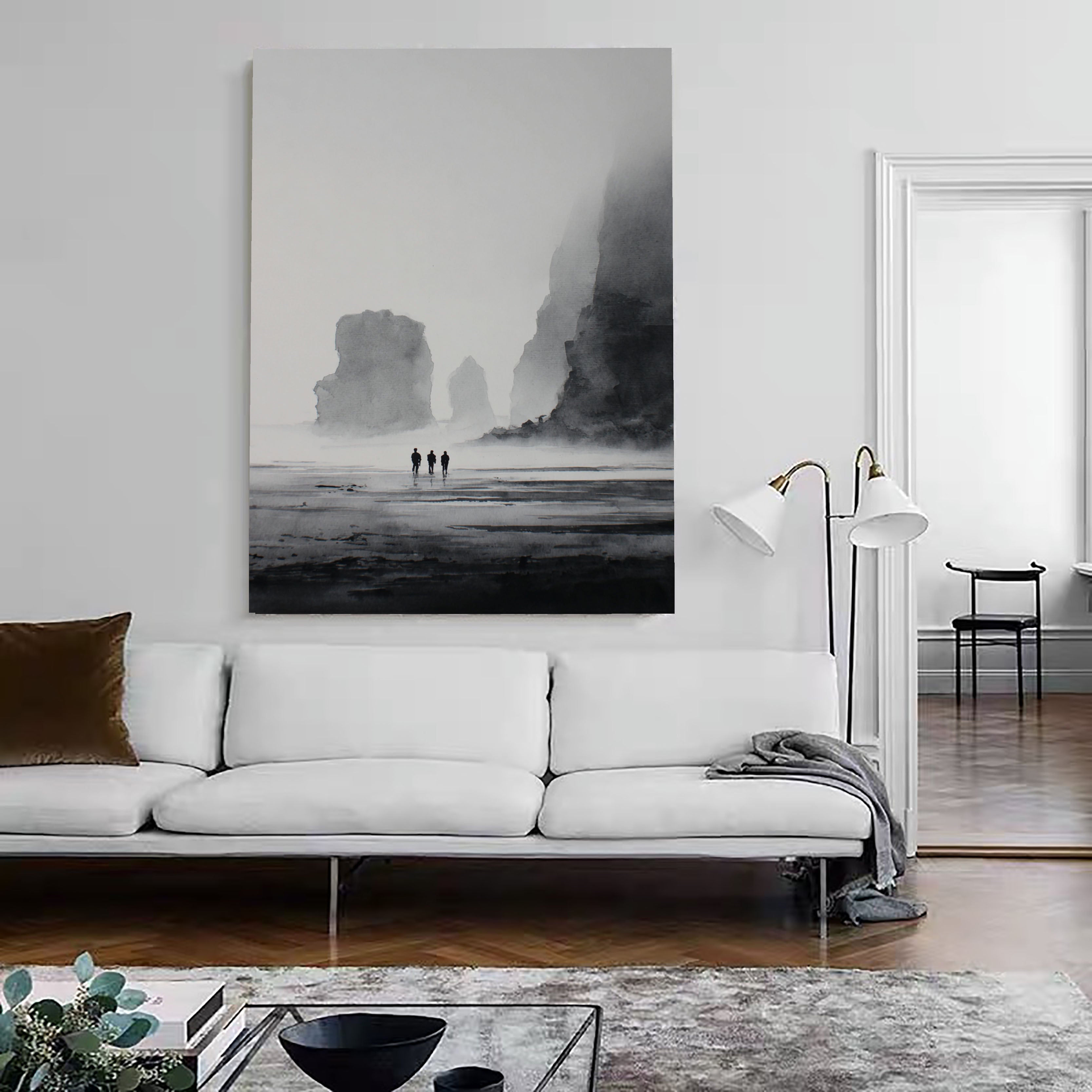 Hazy Craggy Solitude | Monochrome Tide