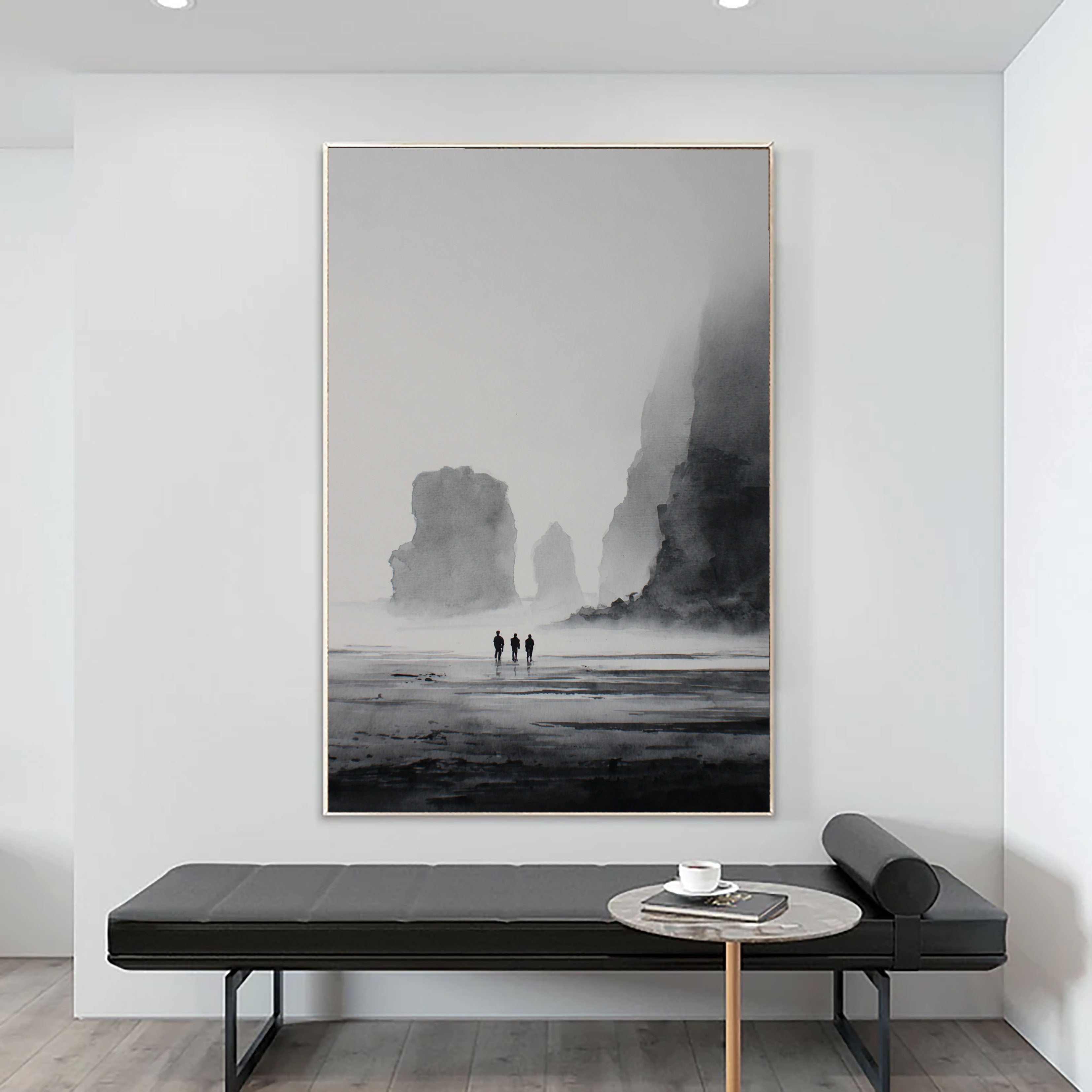 Hazy Craggy Solitude | Monochrome Tide