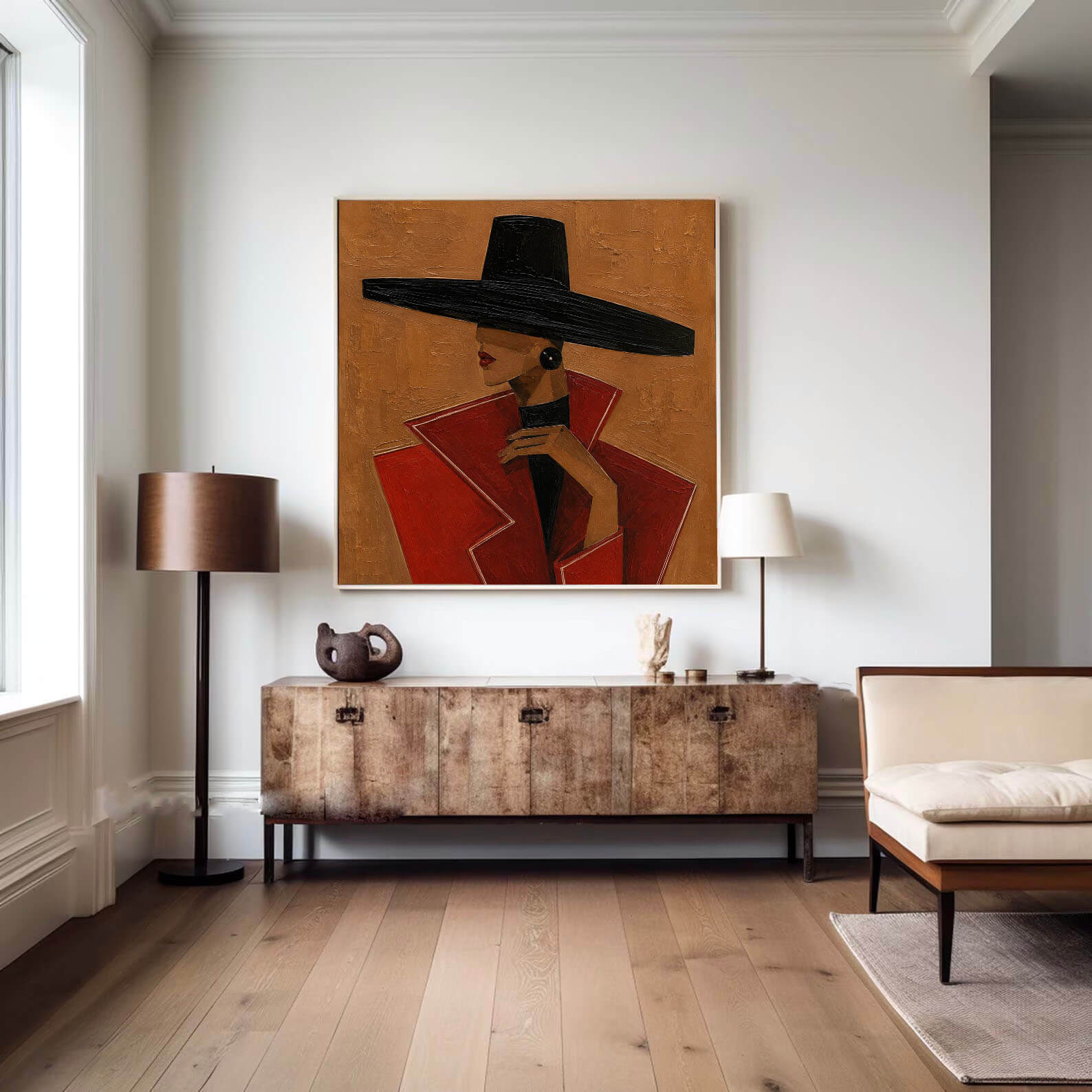 Impressionist Art | Sharp Chic Silhouette