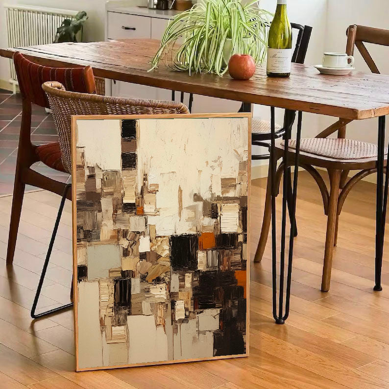 Urban Fragmented Hues | Neutral Mosaic