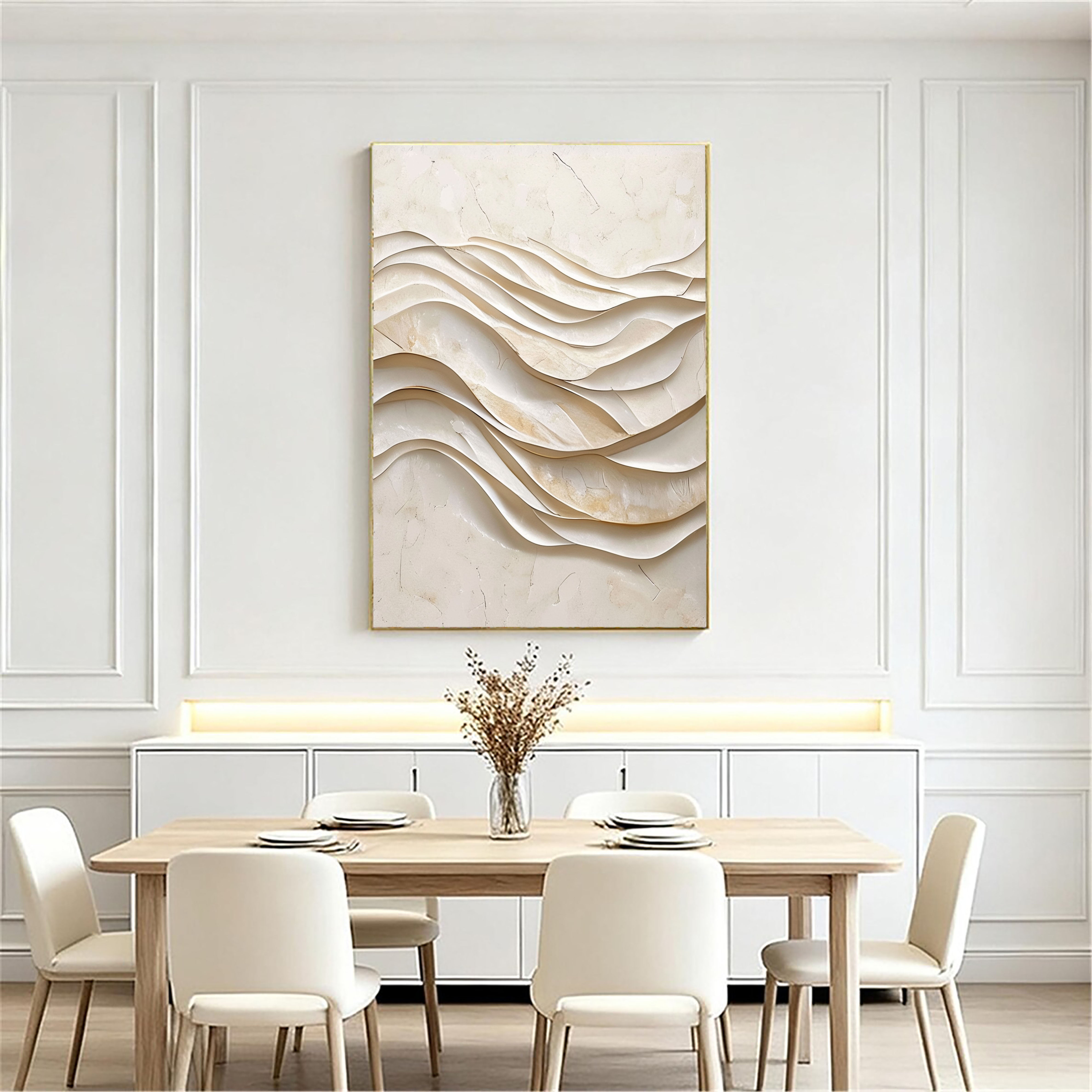 Laminar Ivory Undulation | Ethereal Drift