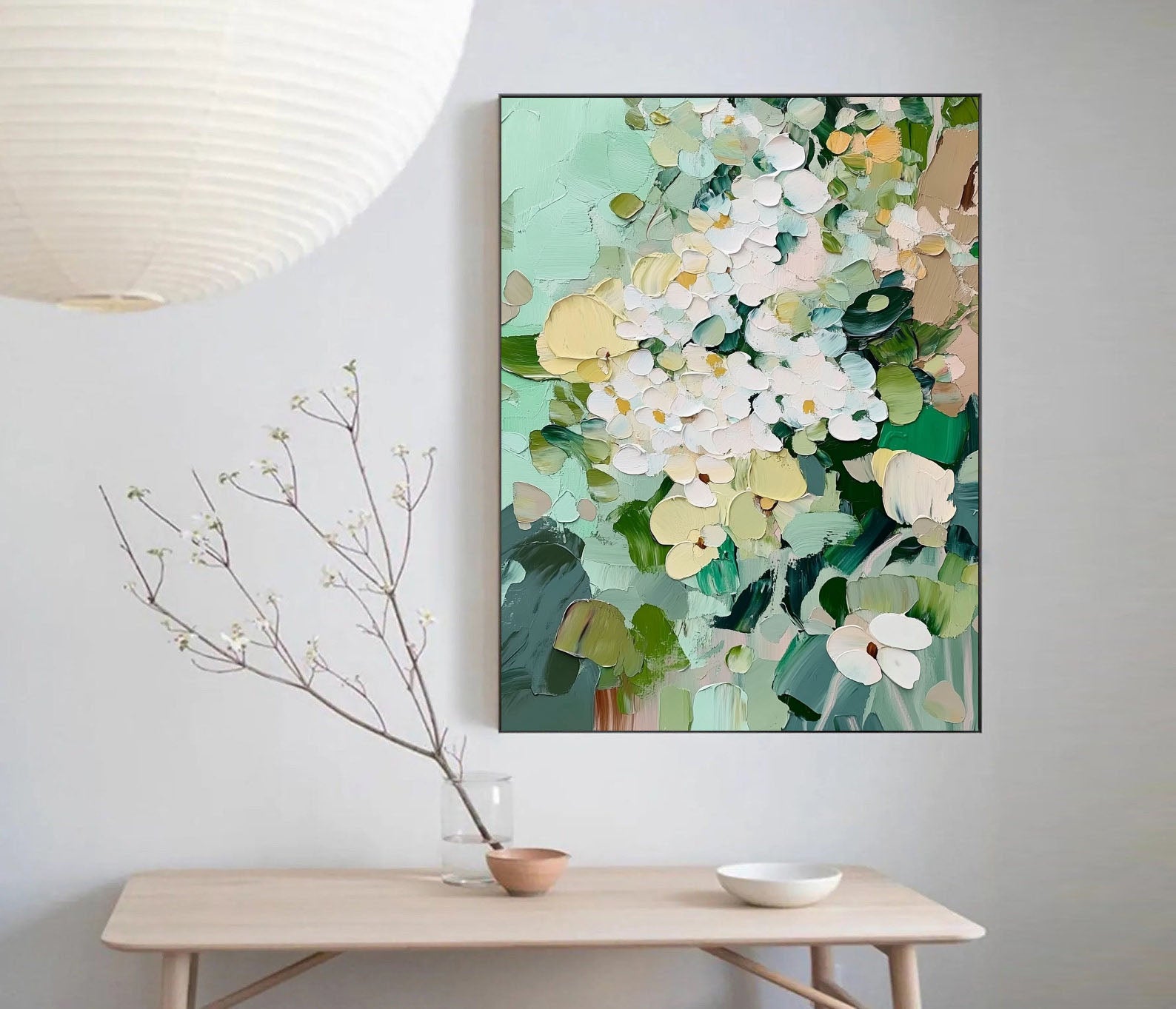 Impasto Hydrangea Opulence | Mint Bloom