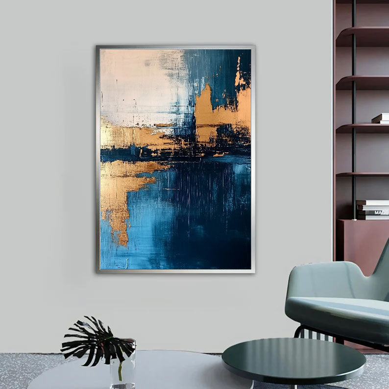 Textured Coastal Gleam | Gold Horizon