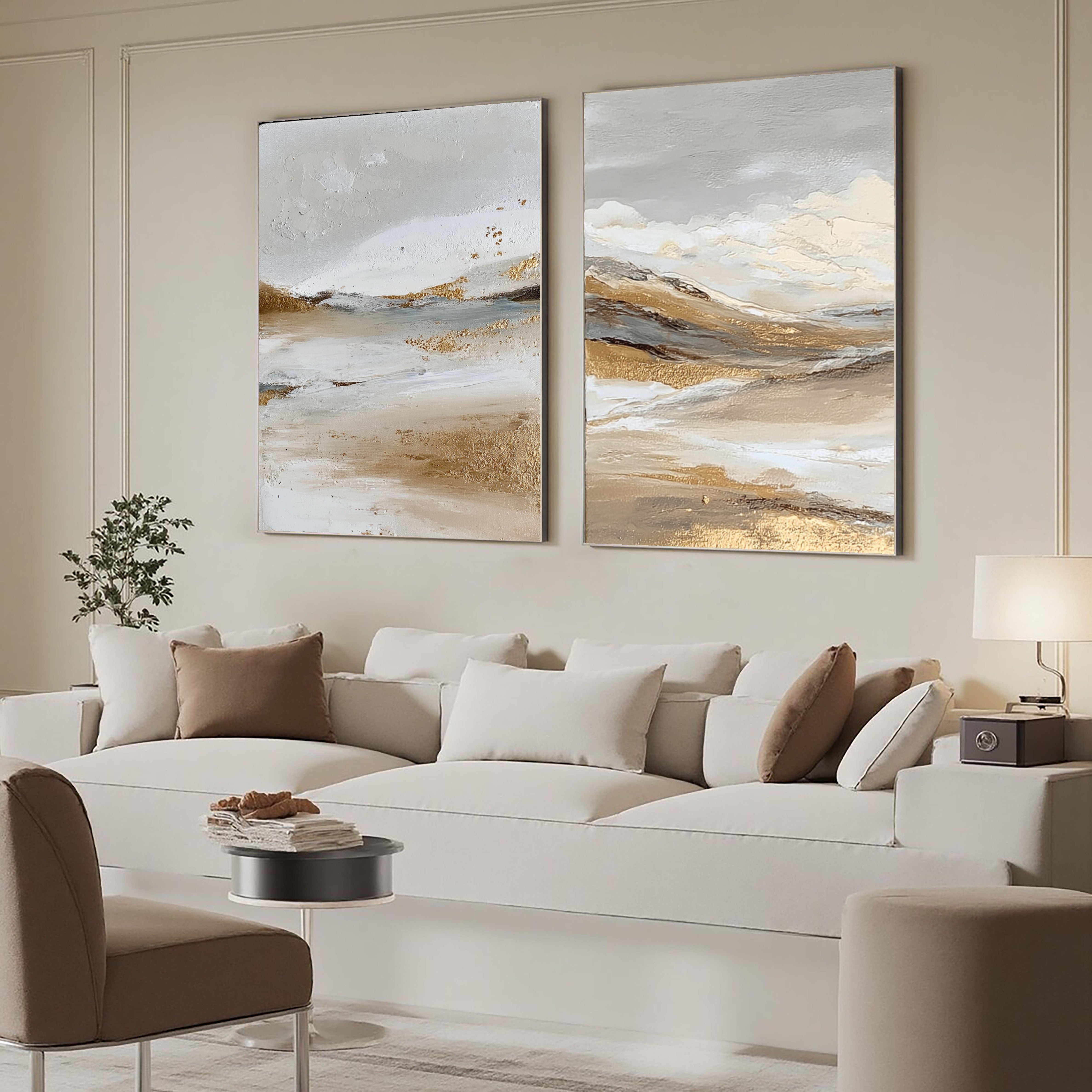 Textured Landscape Elegance | Golden Earth