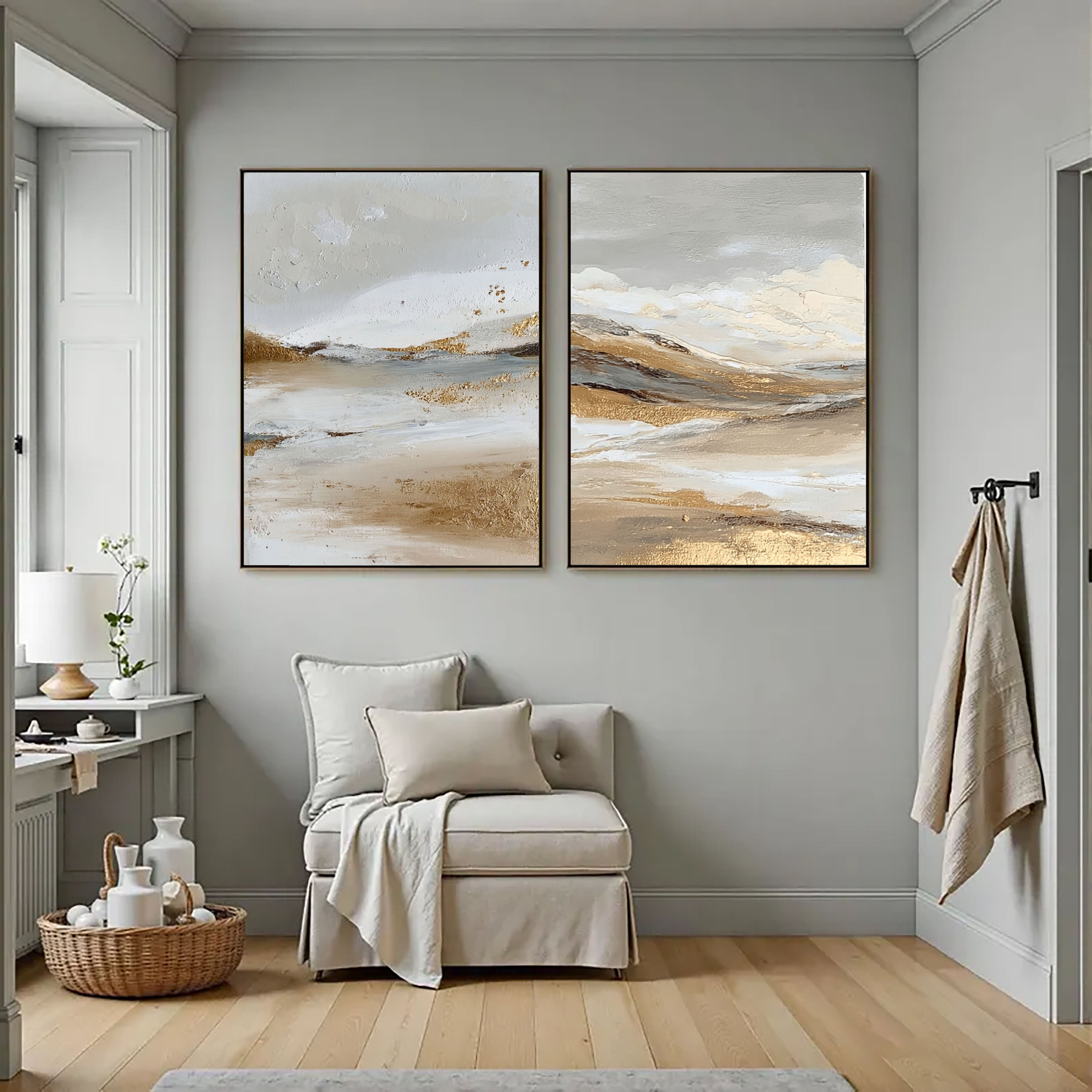 Textured Landscape Elegance | Golden Earth