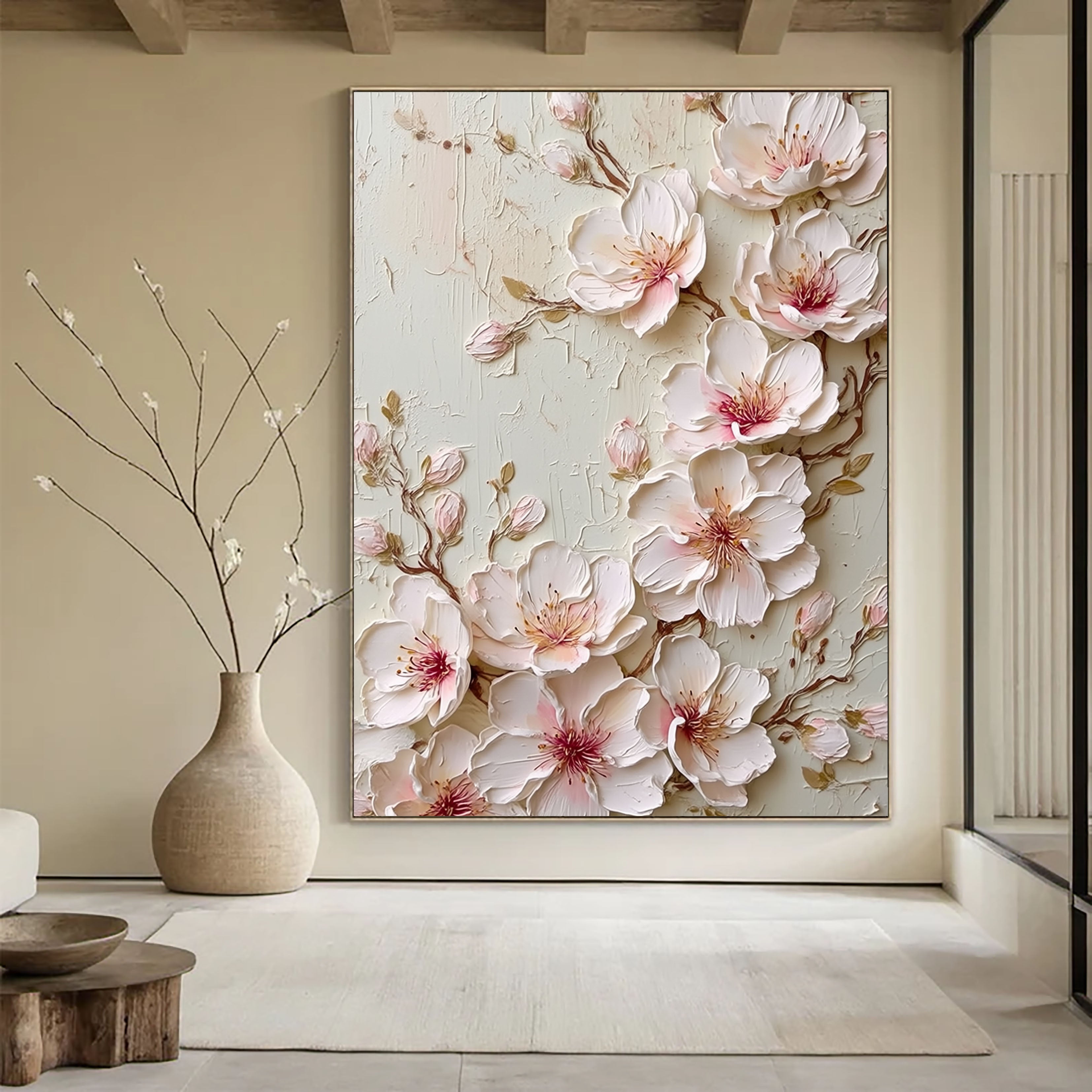 Texturierte Kirschblüten | Rouge Creme