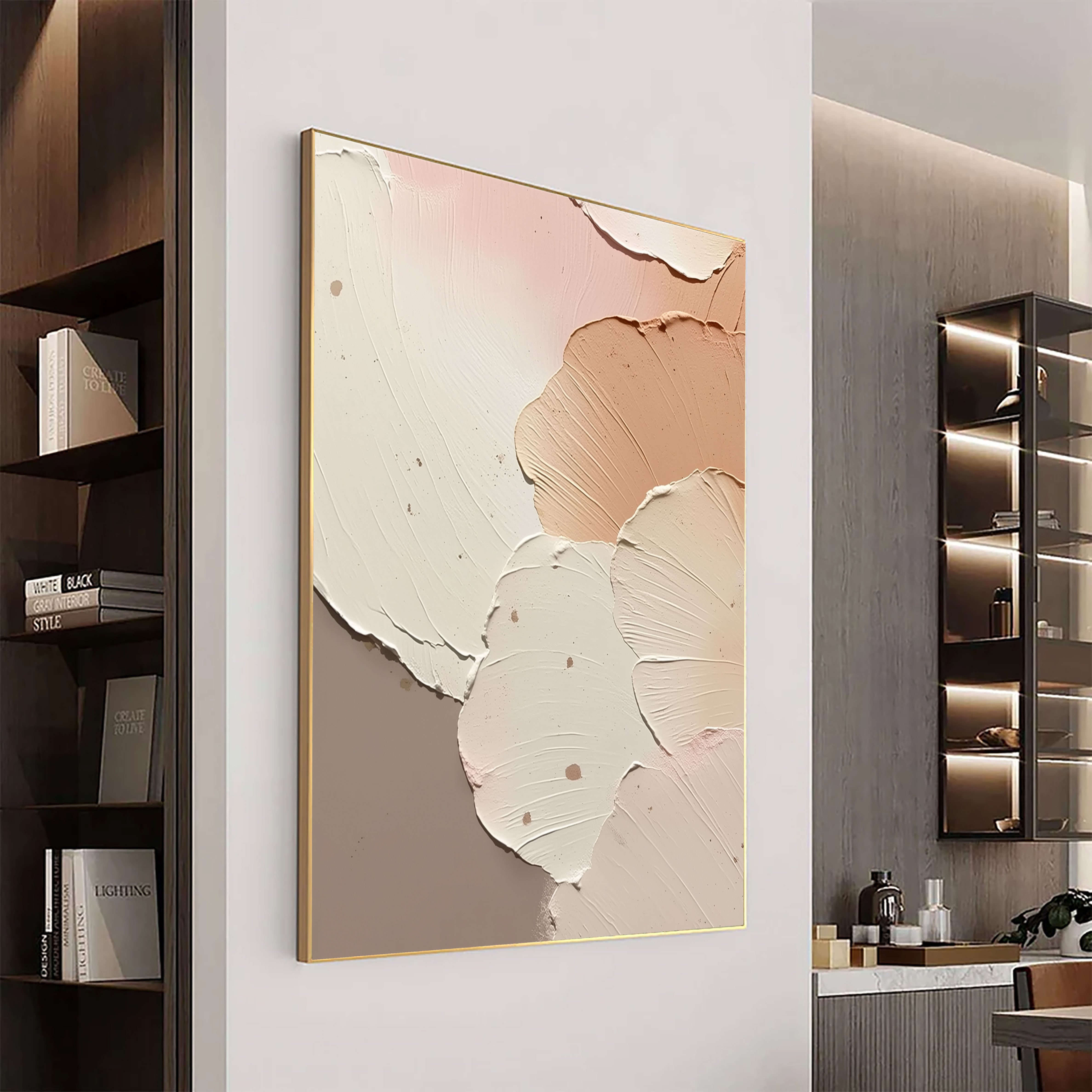 Textured Soft Petals | Blush Beige