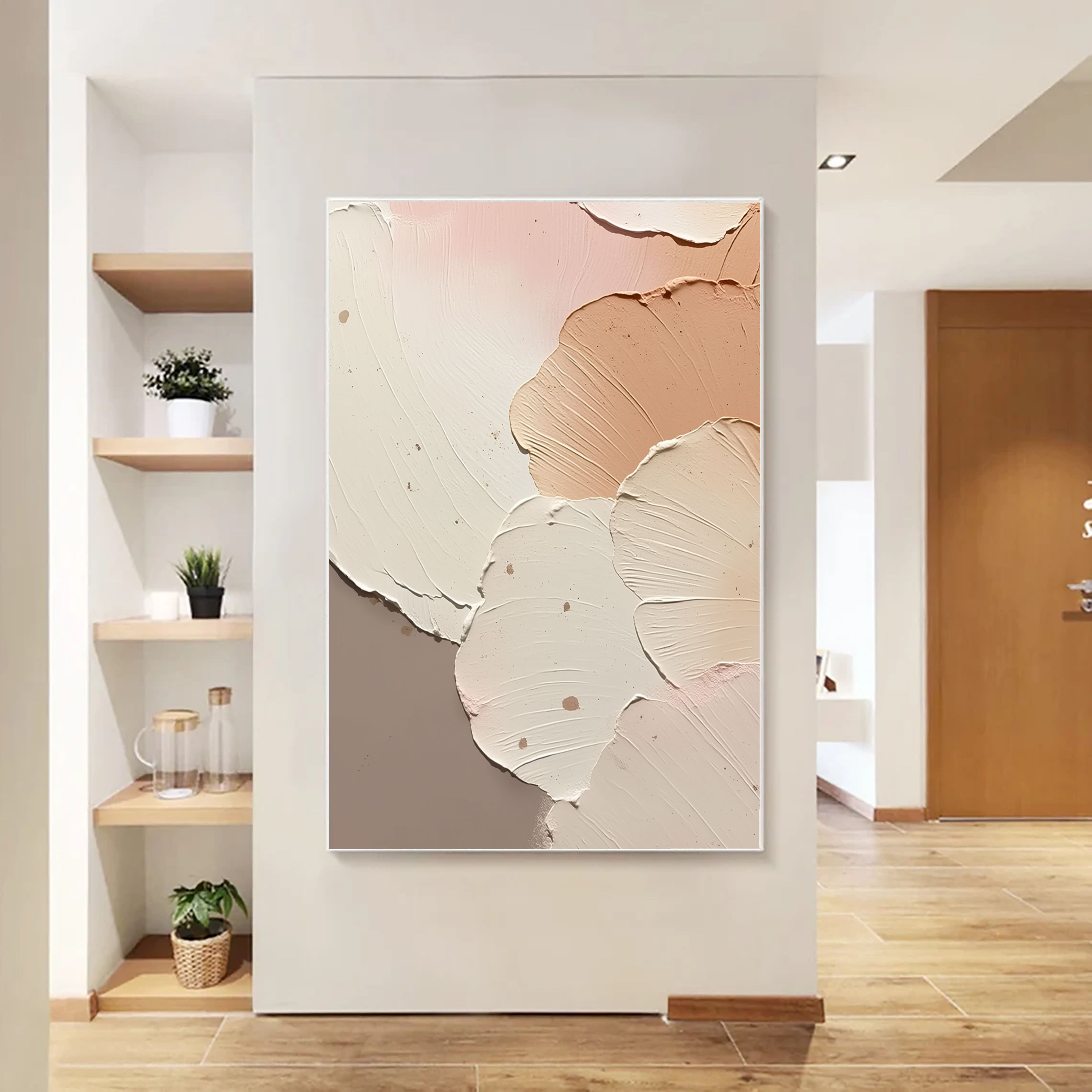 Textured Soft Petals | Blush Beige