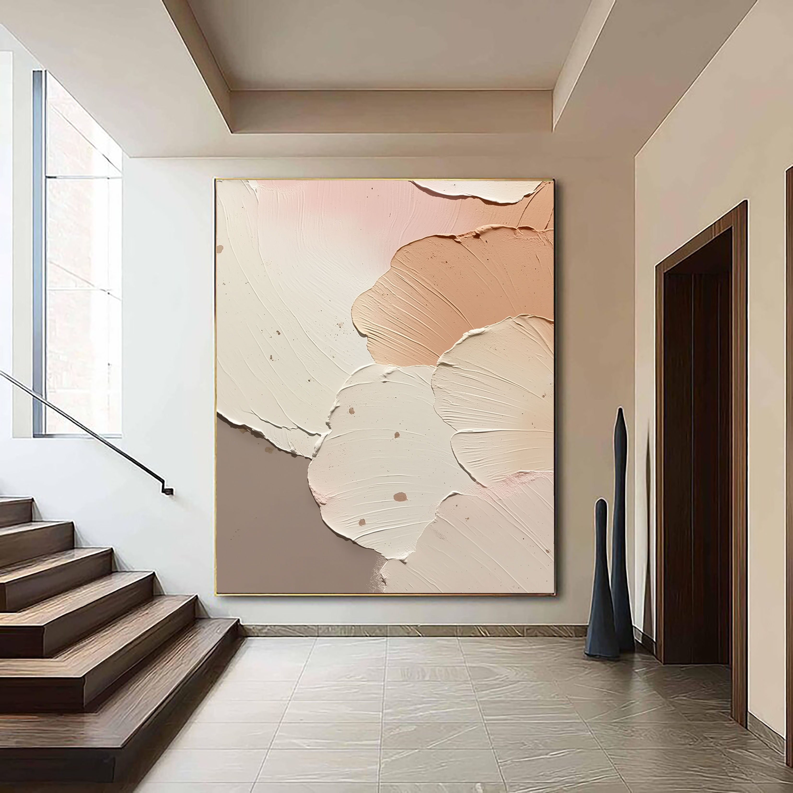 Textured Soft Petals | Blush Beige