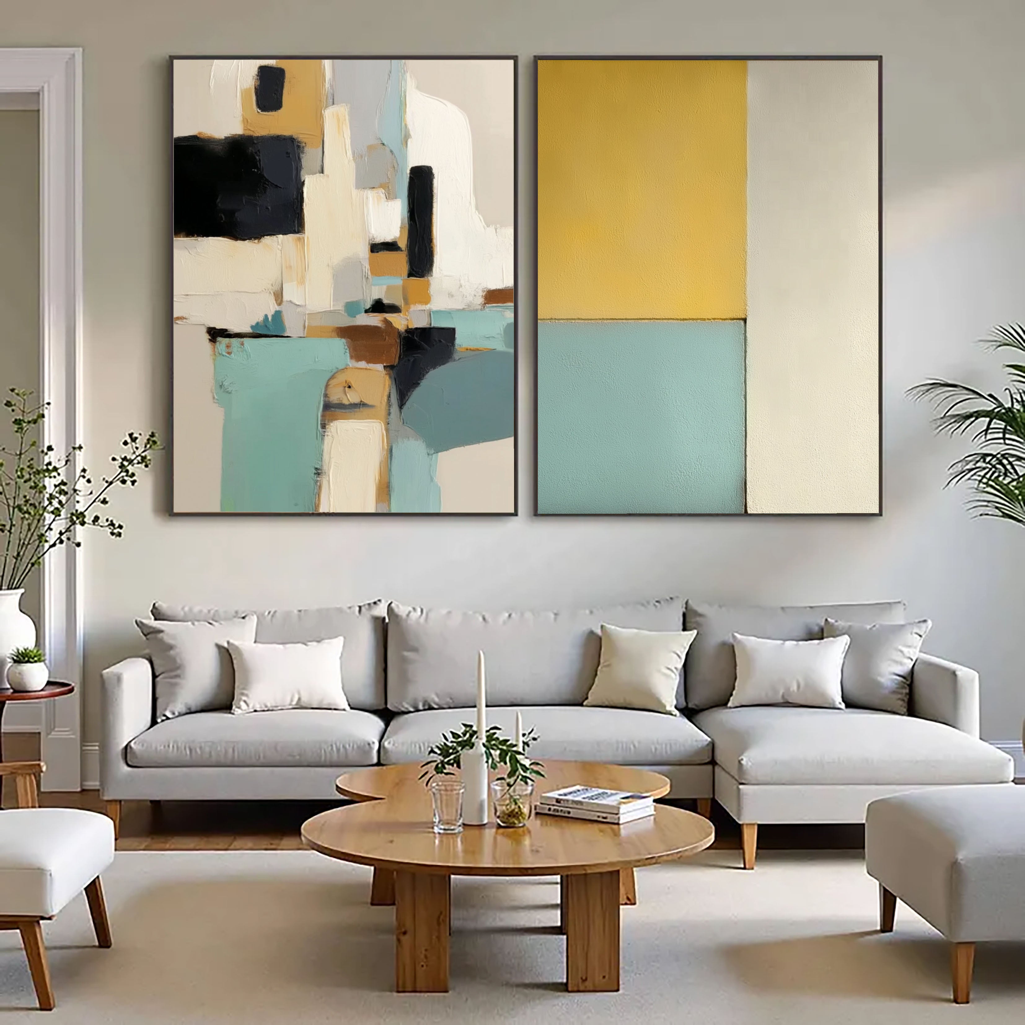 Textured Abstract Geometry | Bold Hues