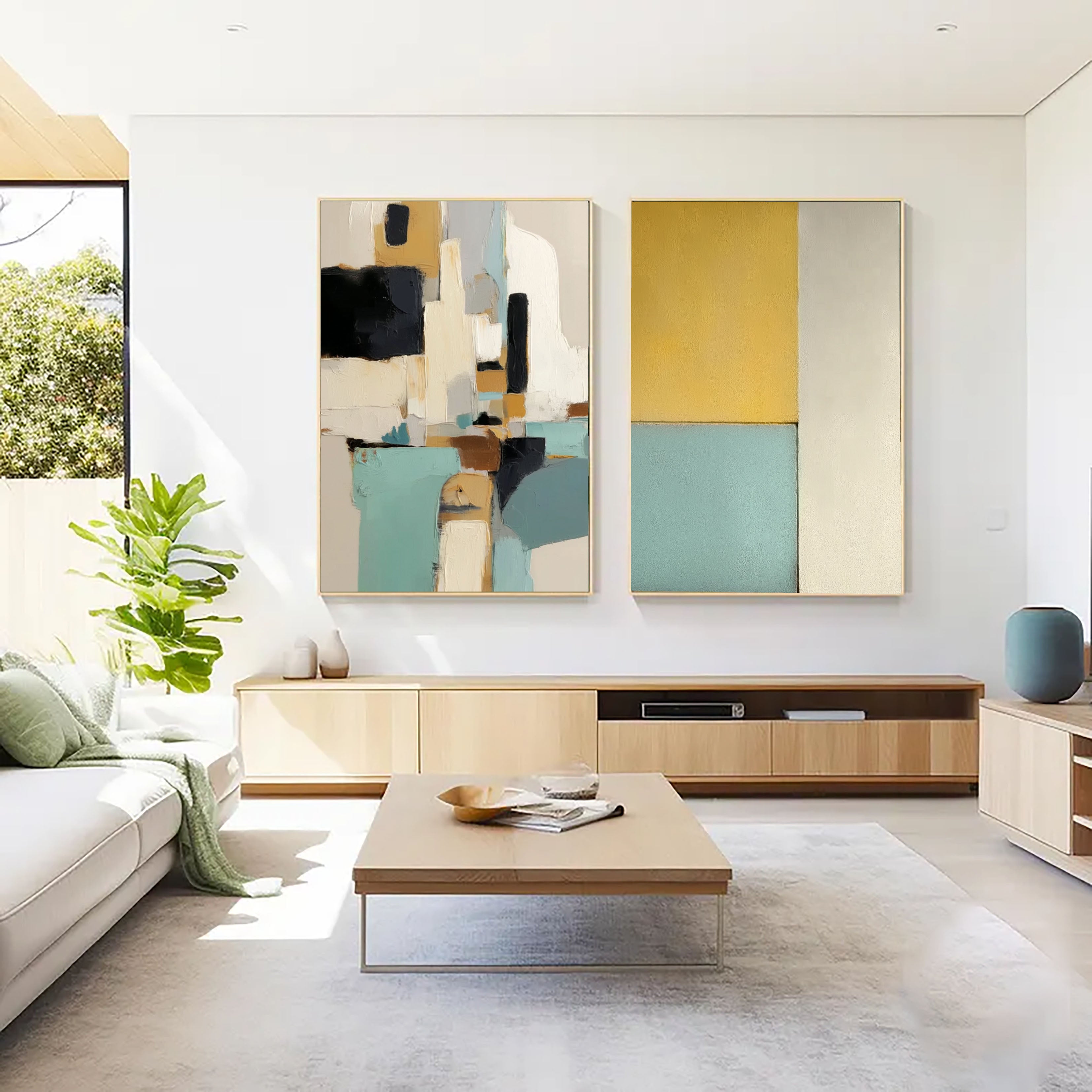 Textured Abstract Geometry | Bold Hues