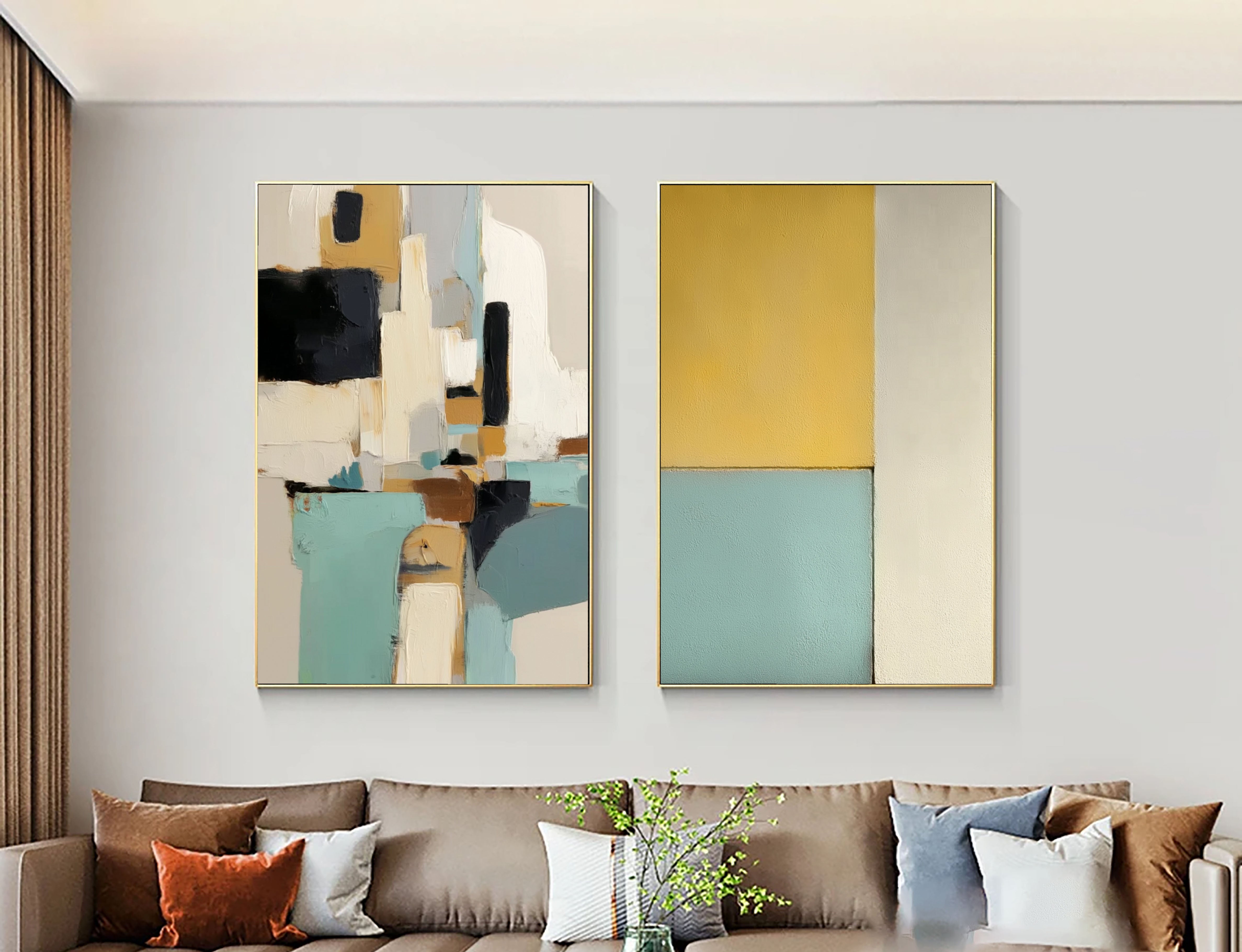 Textured Abstract Geometry | Bold Hues