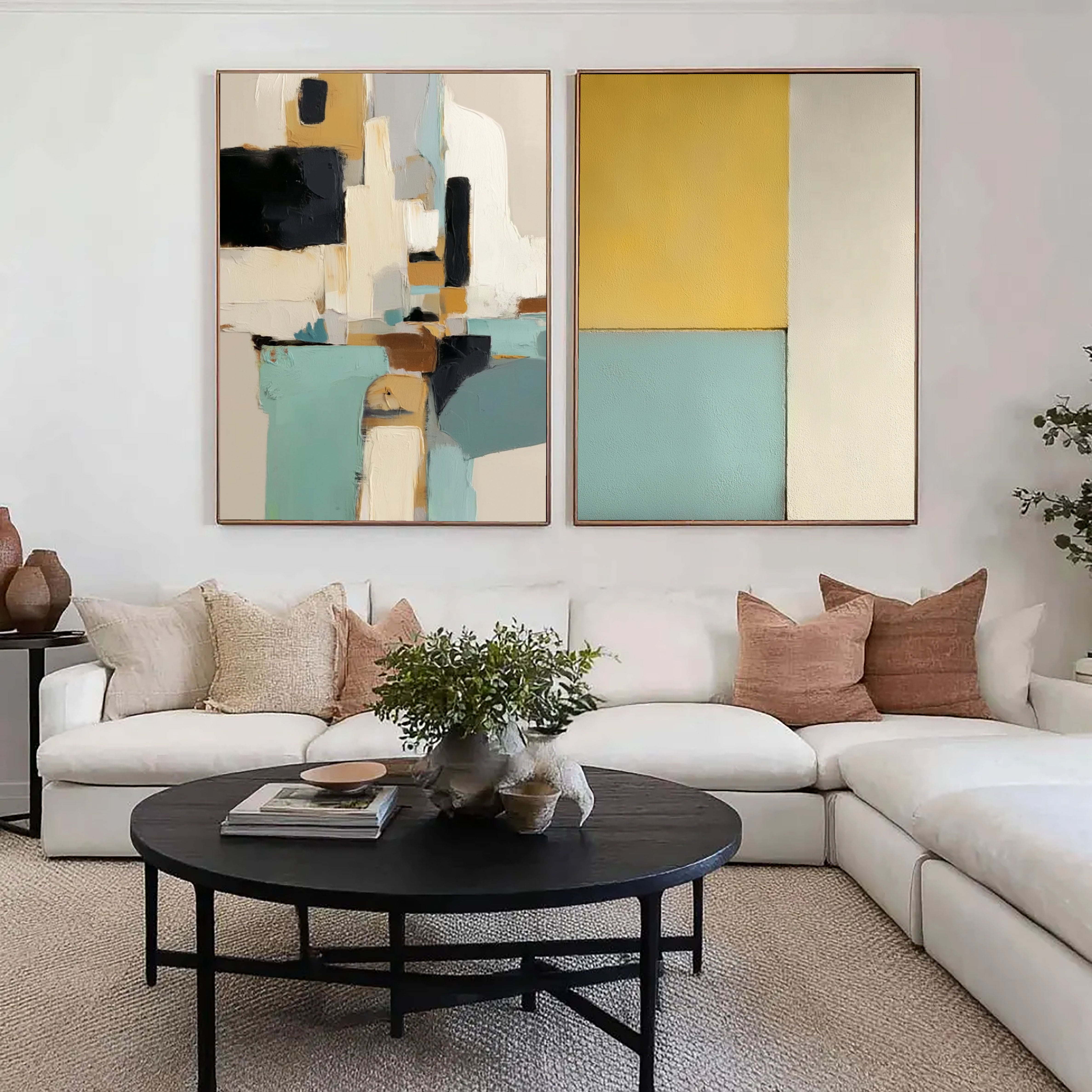 Textured Abstract Geometry | Bold Hues