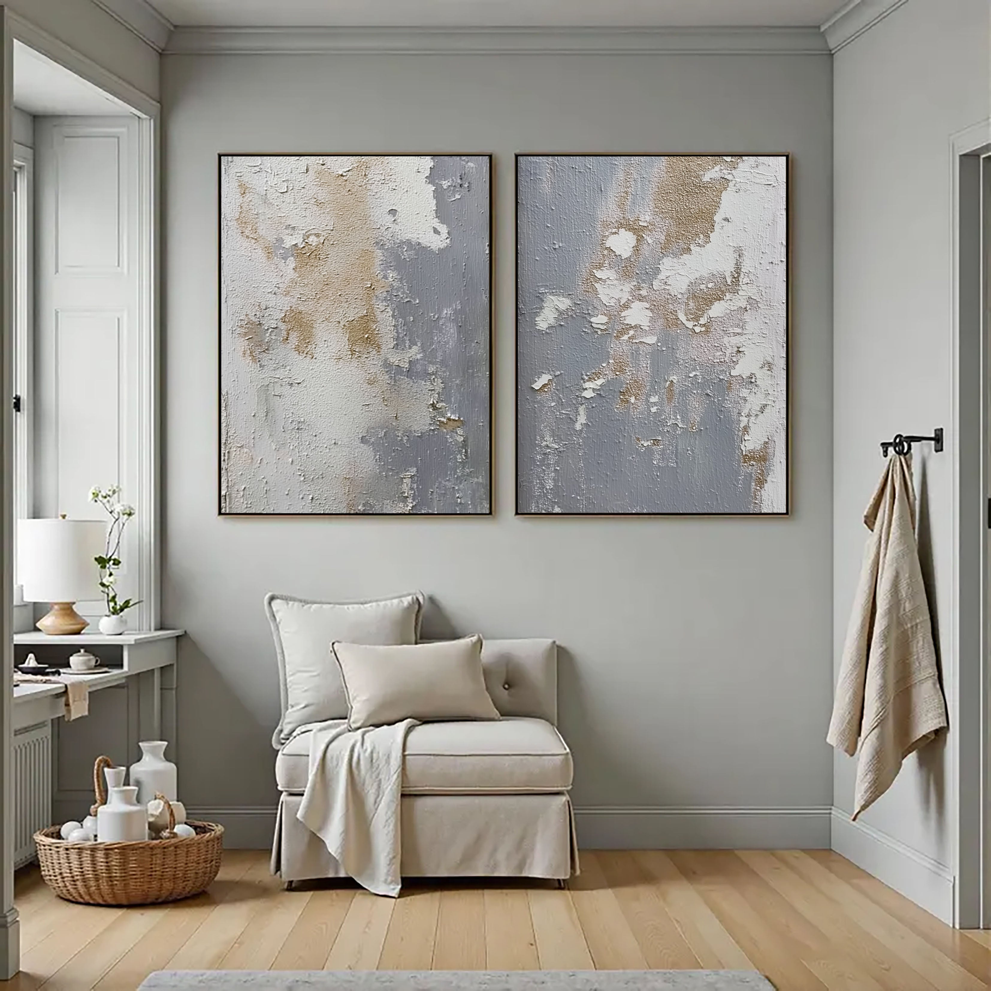 Textured Metallic Fusion | Grey Tones