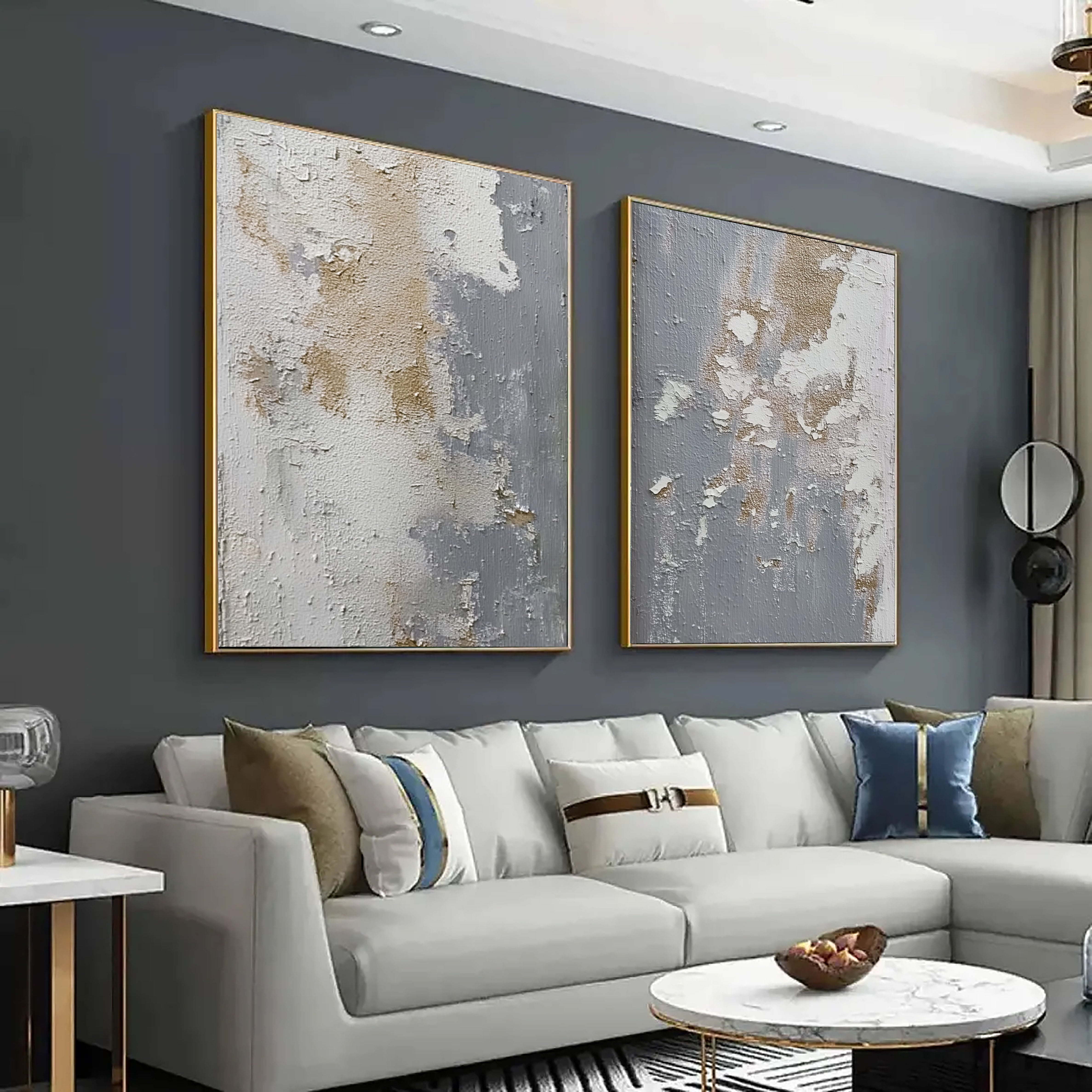 Textured Metallic Fusion | Grey Tones