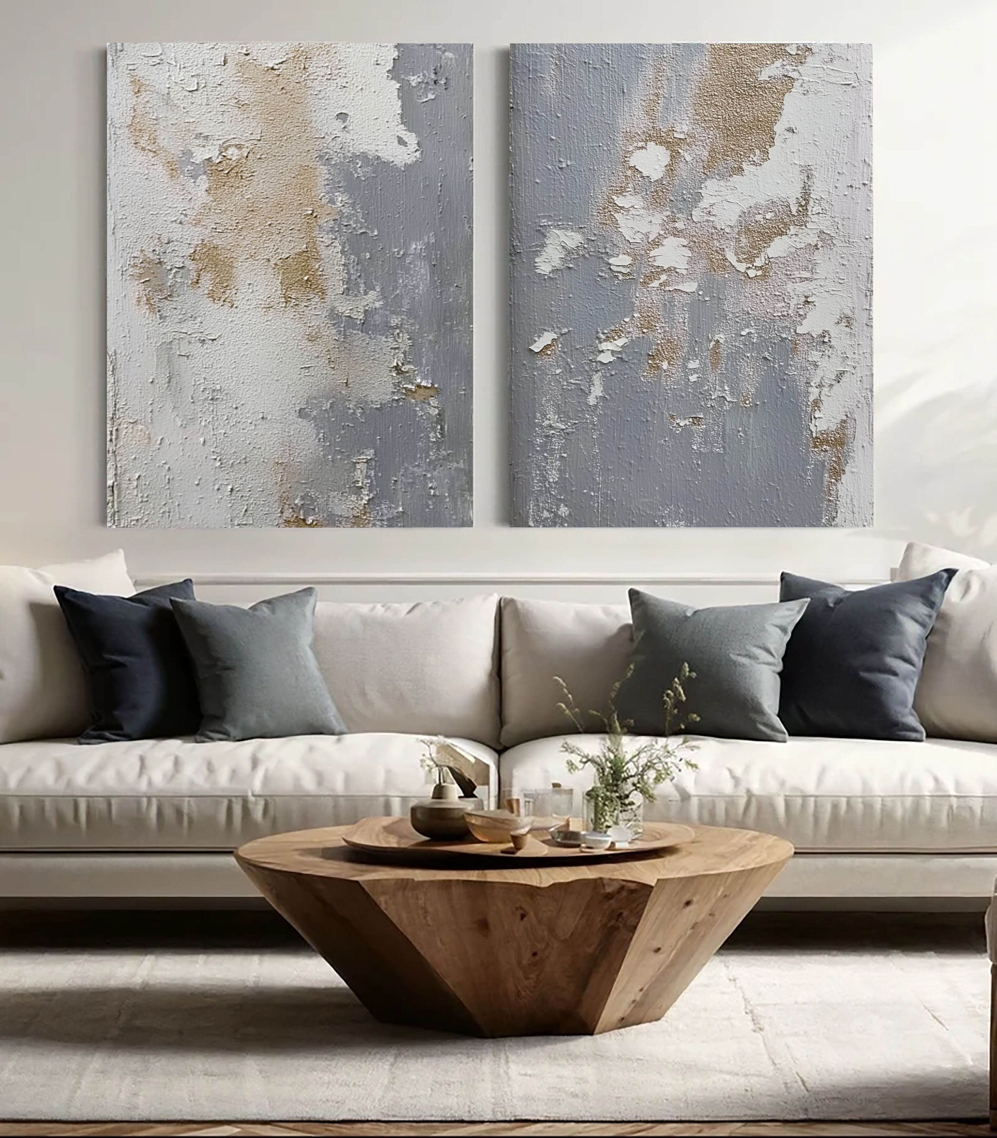 Textured Metallic Fusion | Grey Tones