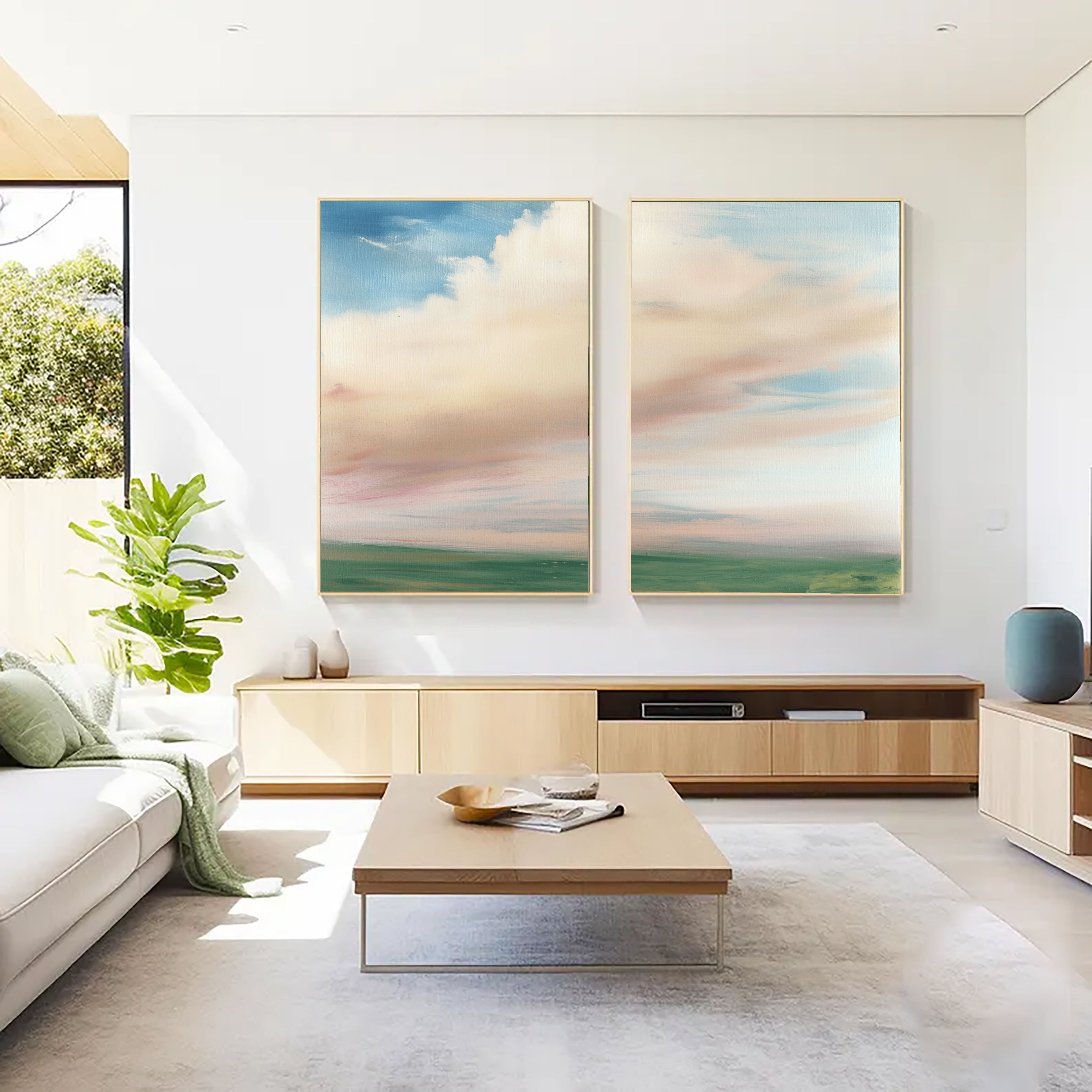 Serene Pastel Horizon | Sky View