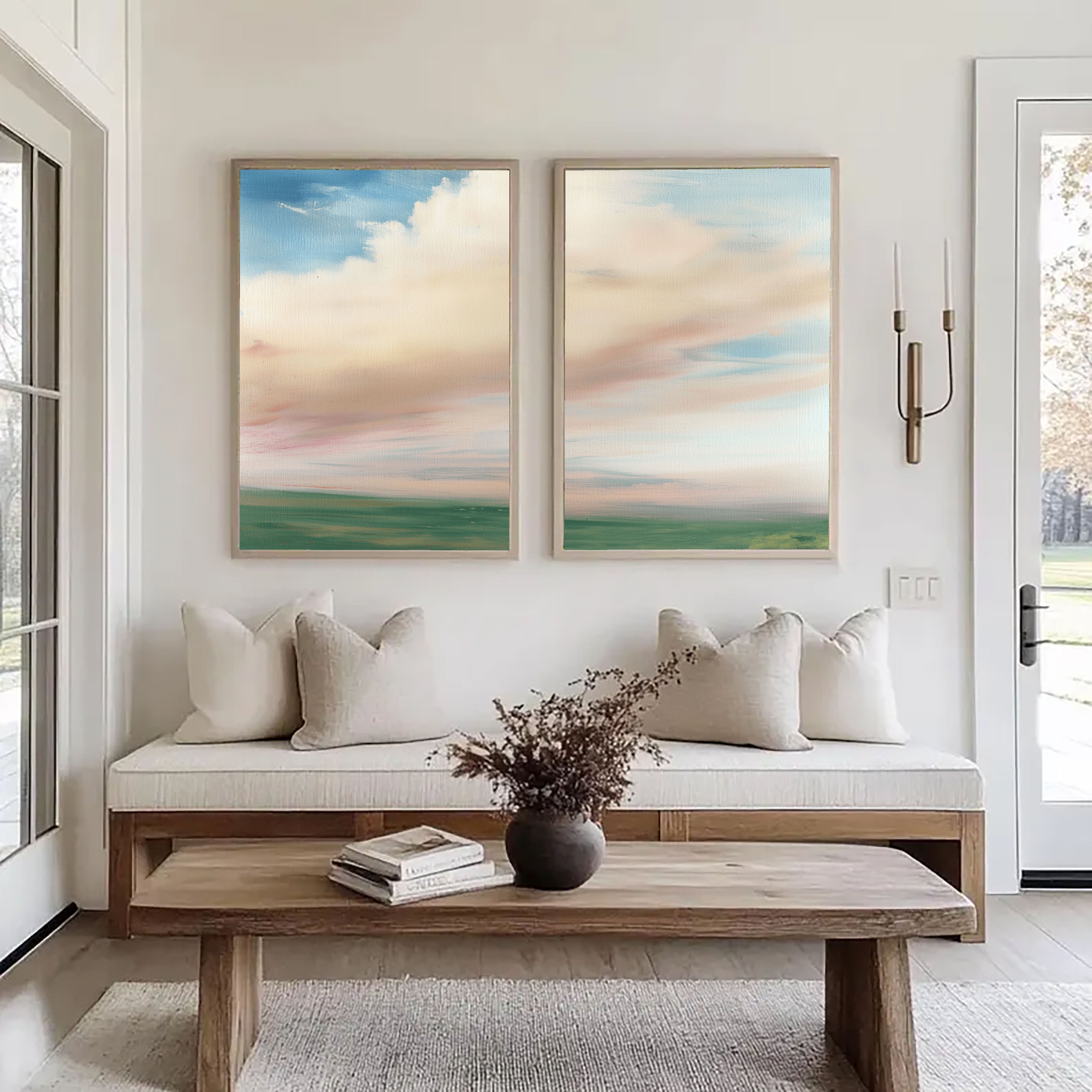 Serene Pastel Horizon | Sky View