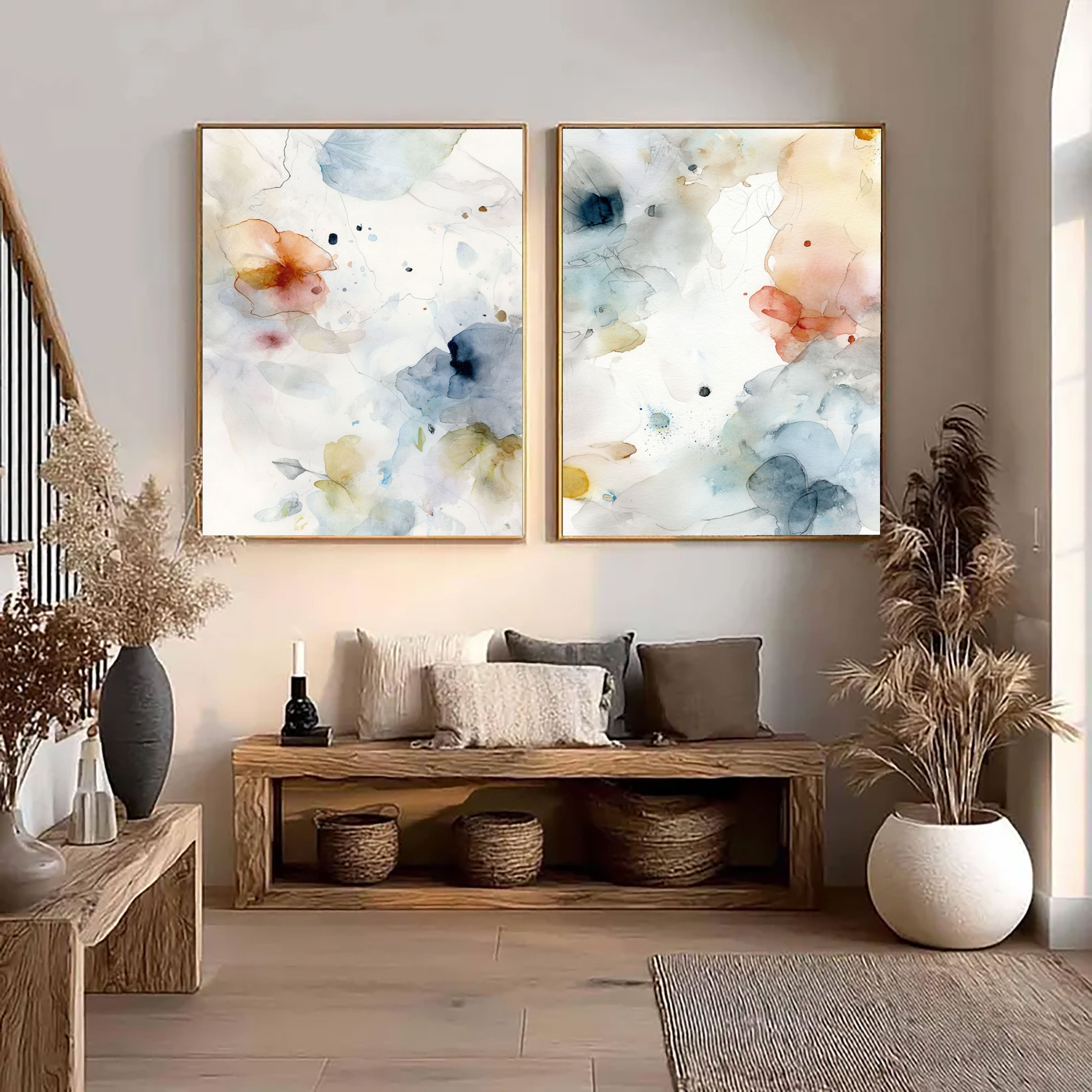 Ethereal Watercolor Blooms | Soft Hues