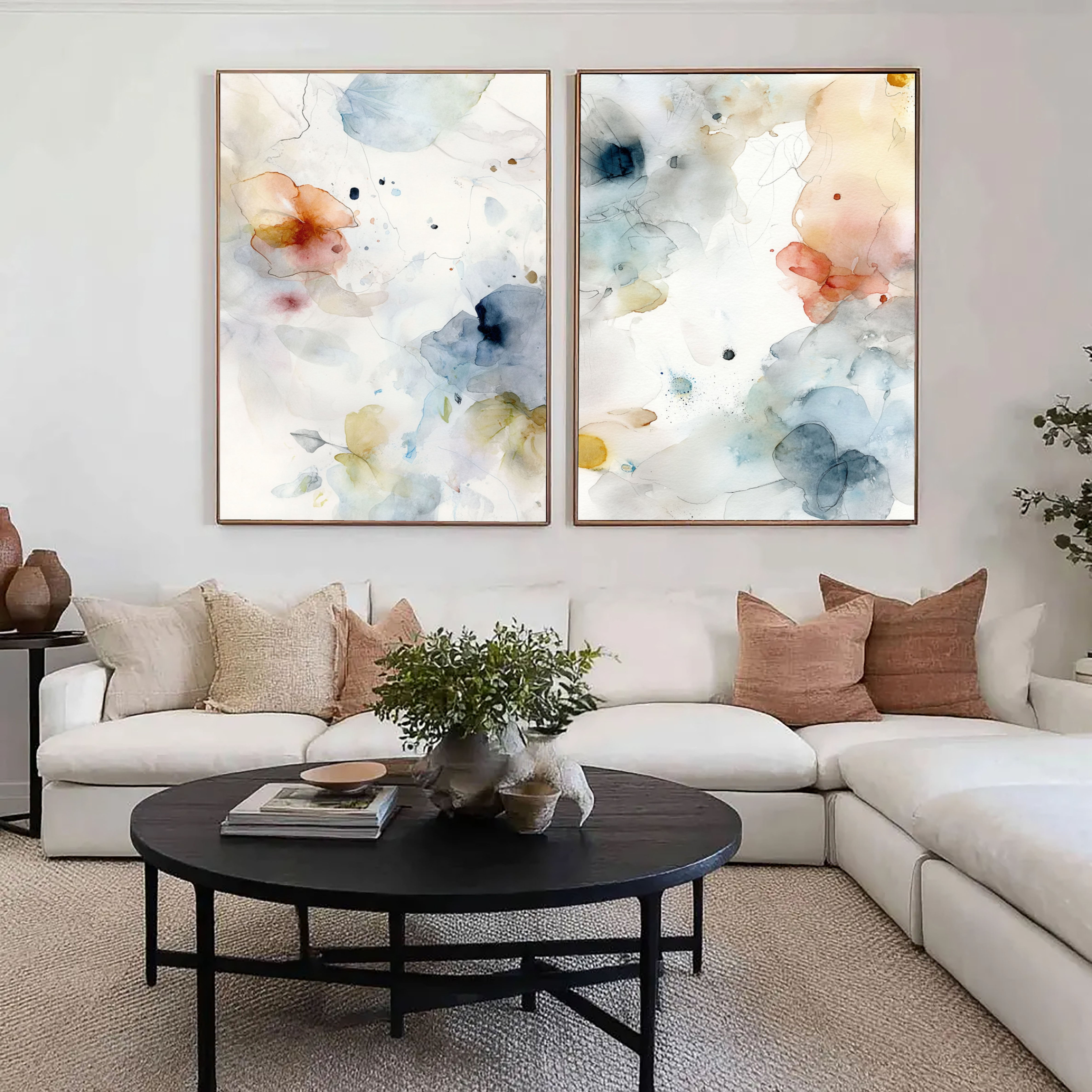 Ethereal Watercolor Blooms | Soft Hues