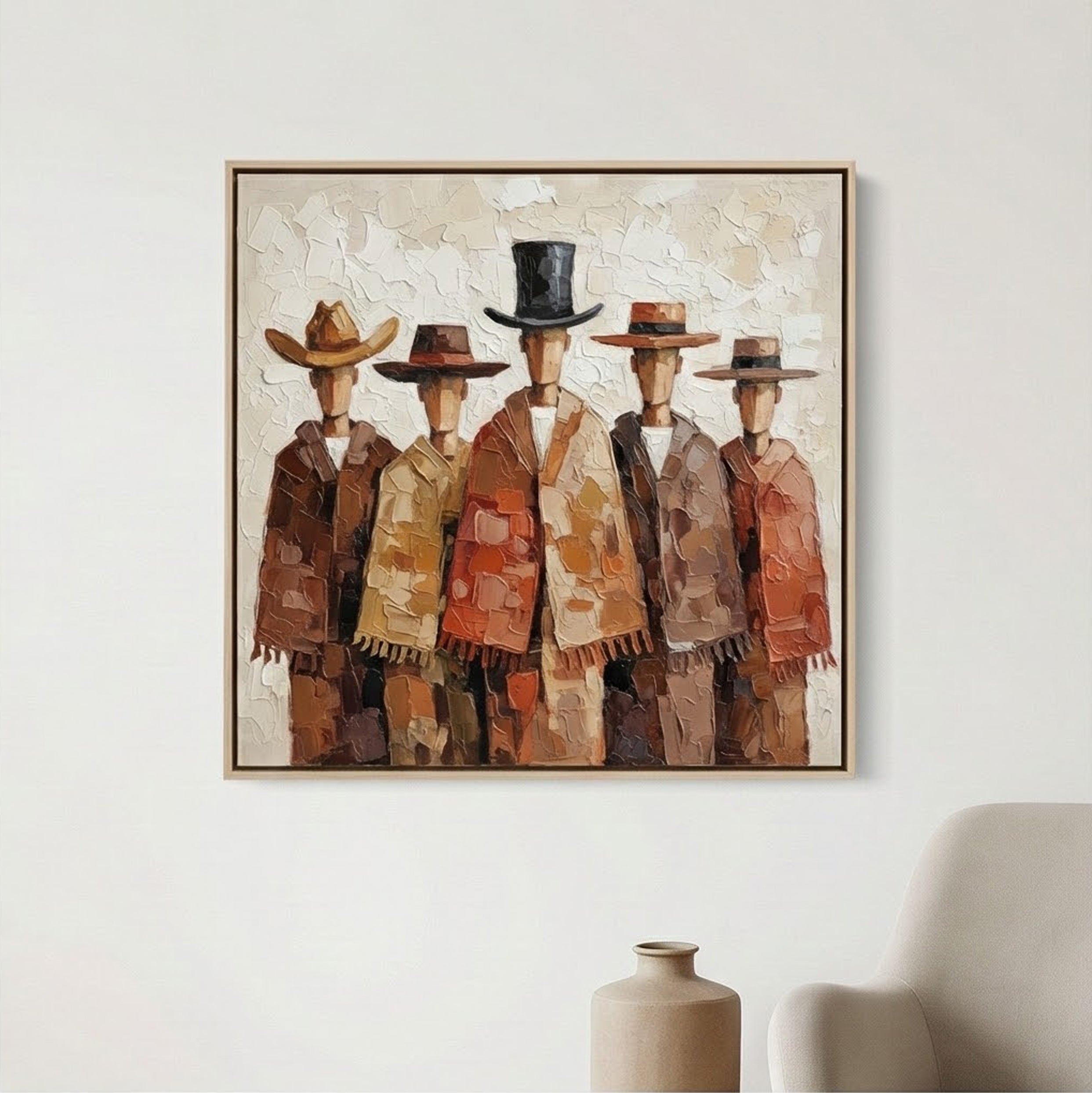 Textured Rustic Quintet | Hat Ensemble