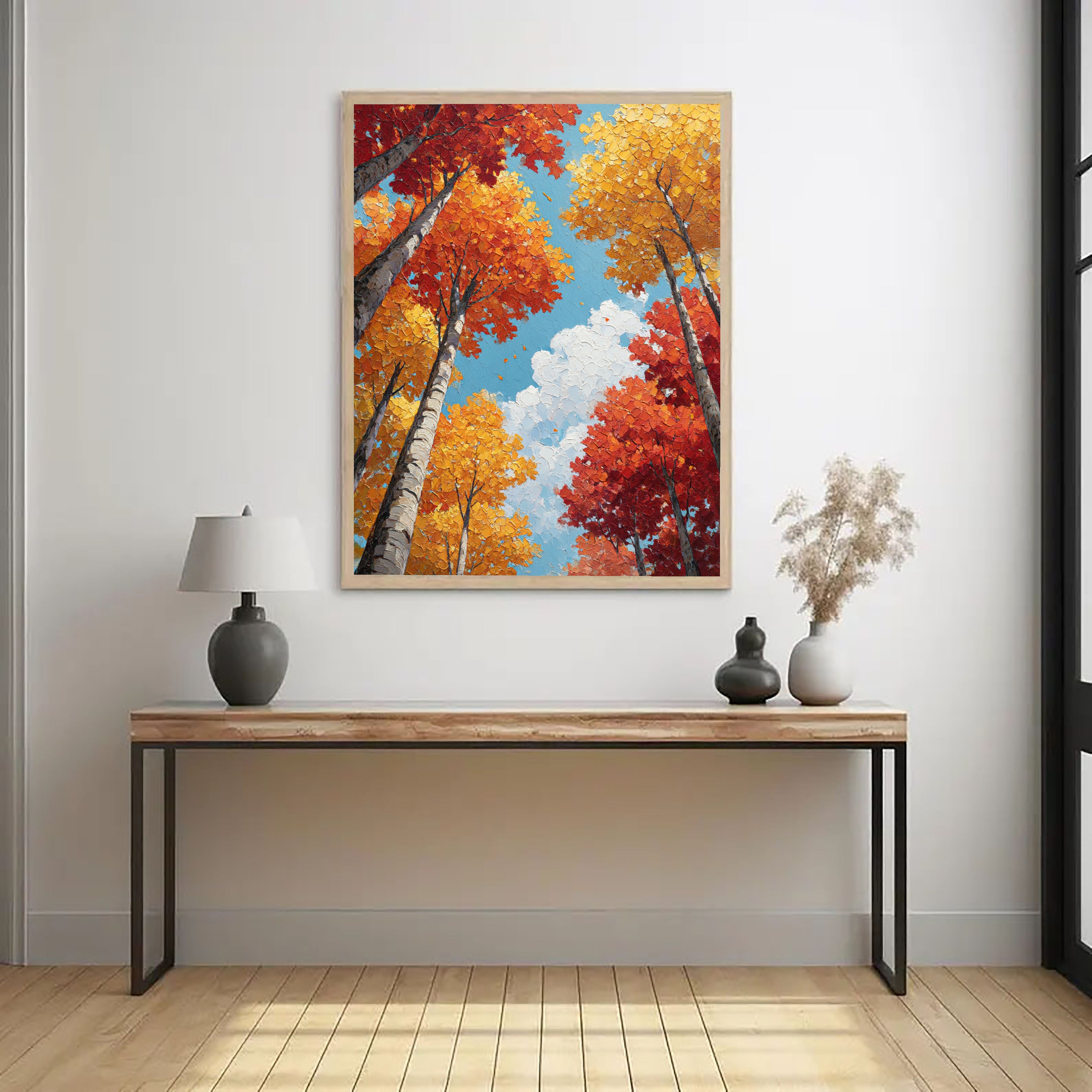 Textured Autumn Forest | Vibrant Depth