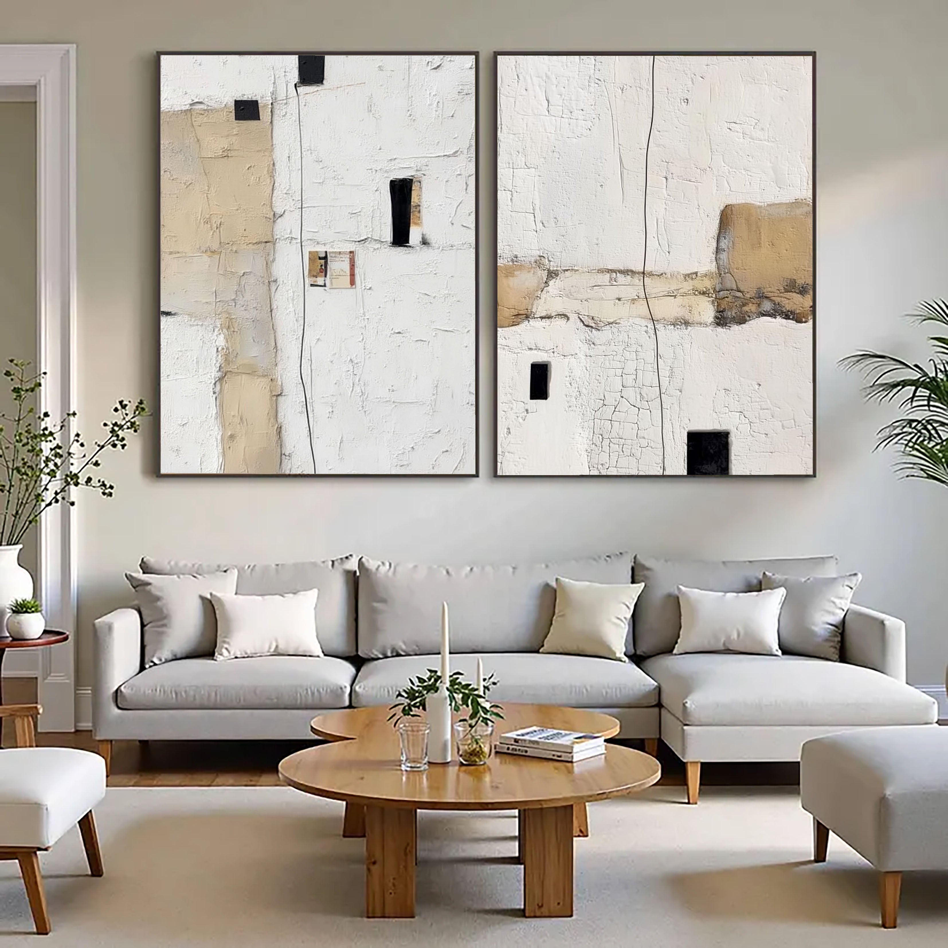 Textured Geometric Minimalism | Urban Hues