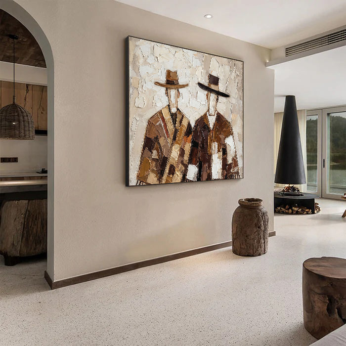 Textured Hat Silhouettes | Earthy Hues