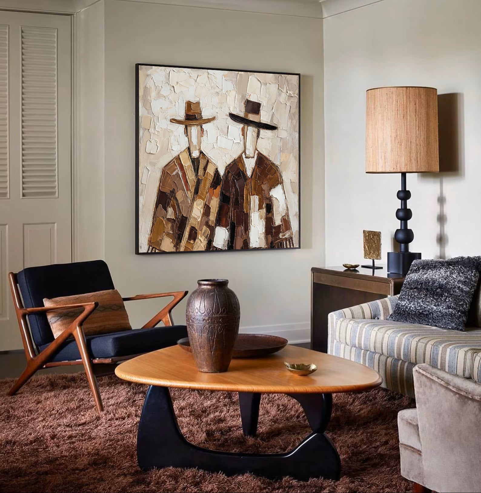 Textured Hat Silhouettes | Earthy Hues