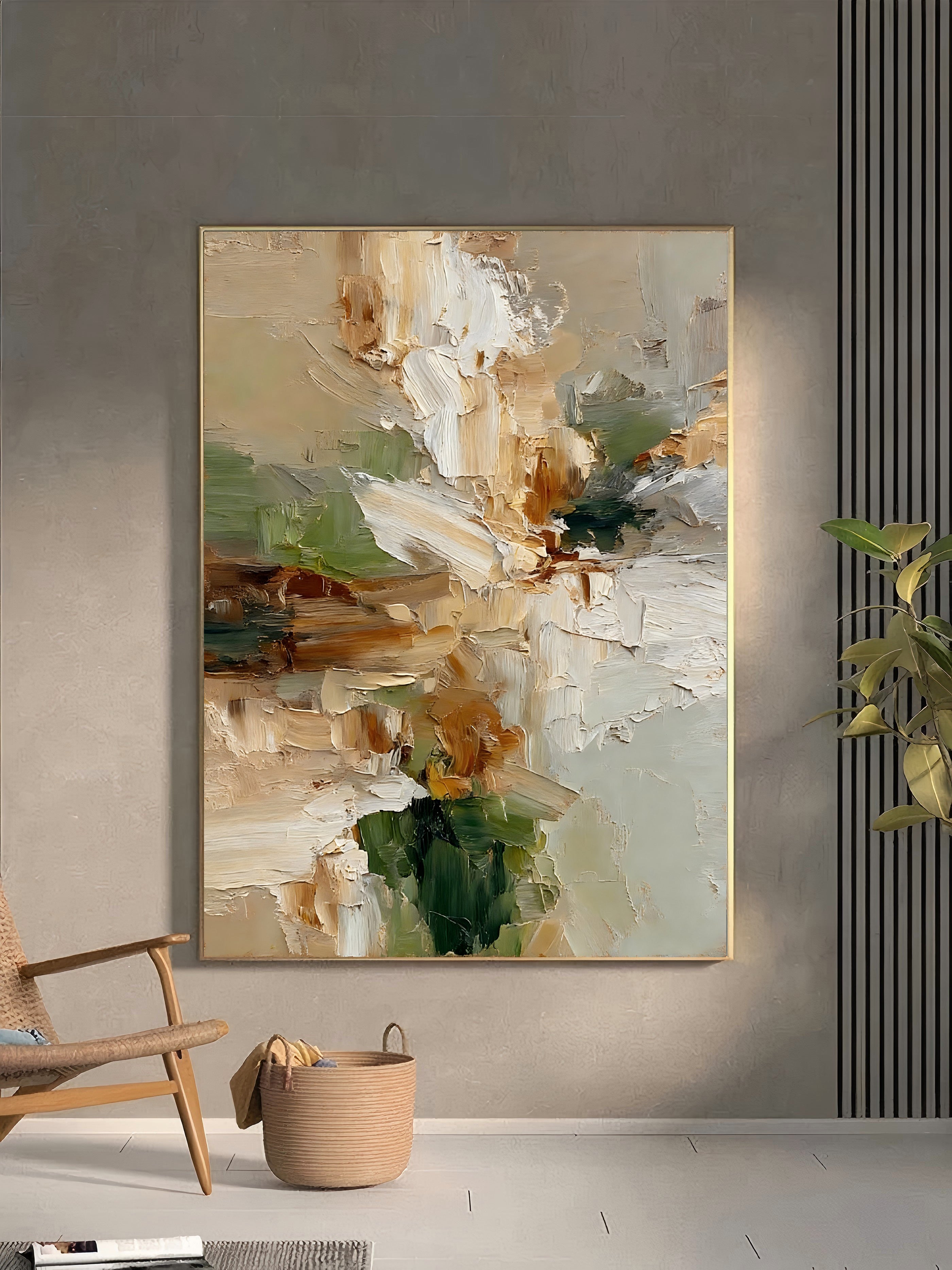 Textured Floral Earthiness | Ivory Bloom