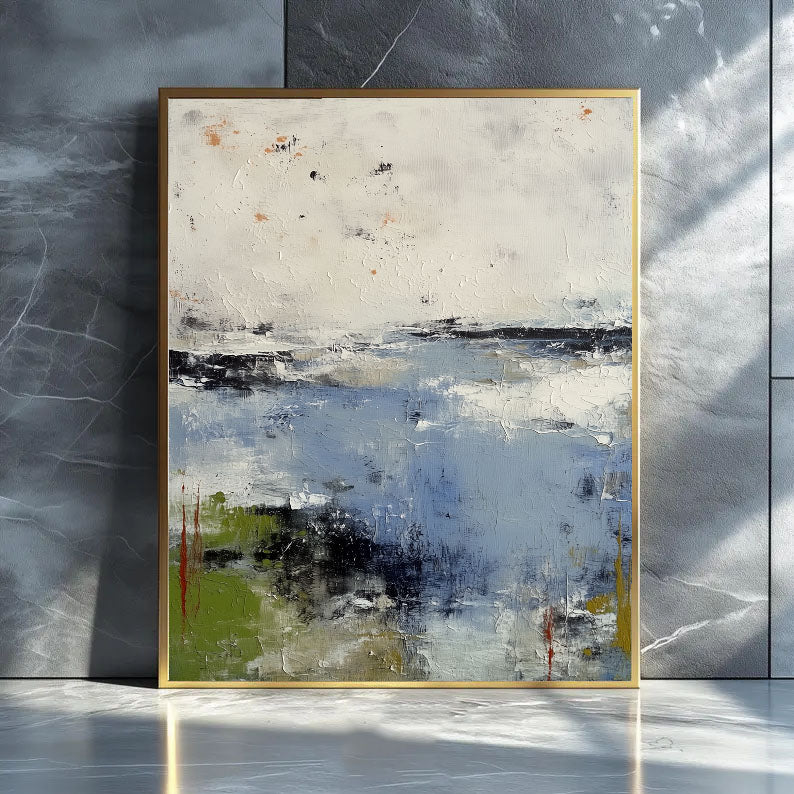 Textured Misty Shore | Verdant Accents