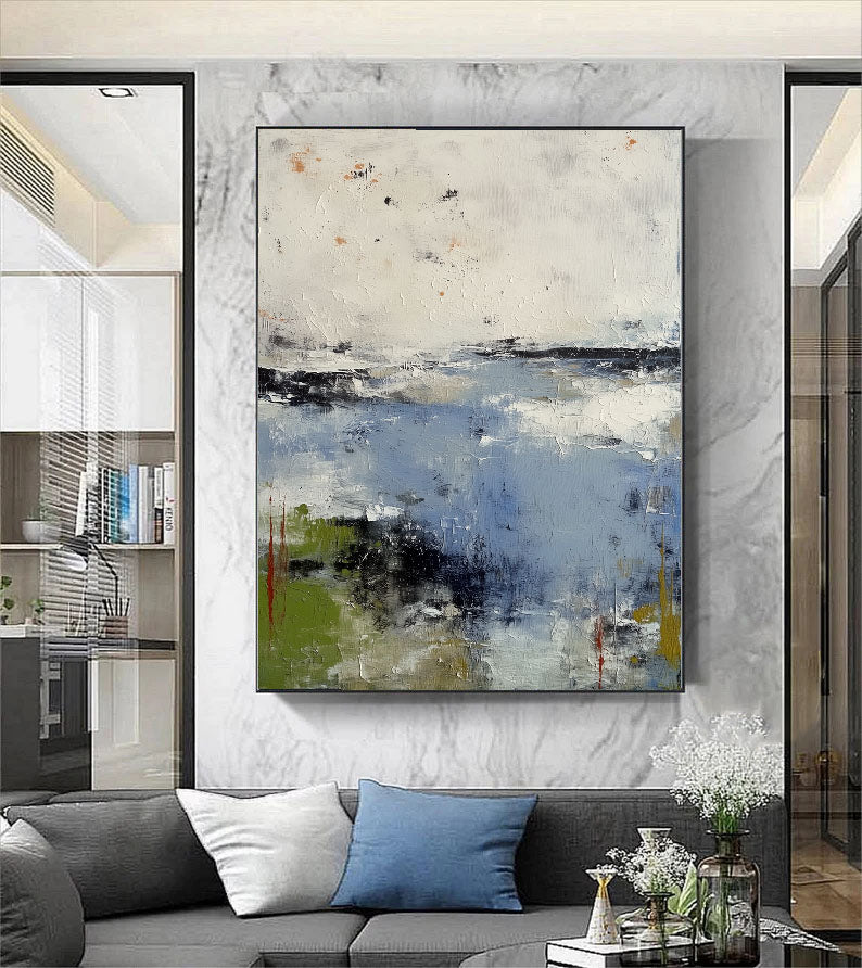 Textured Misty Shore | Verdant Accents
